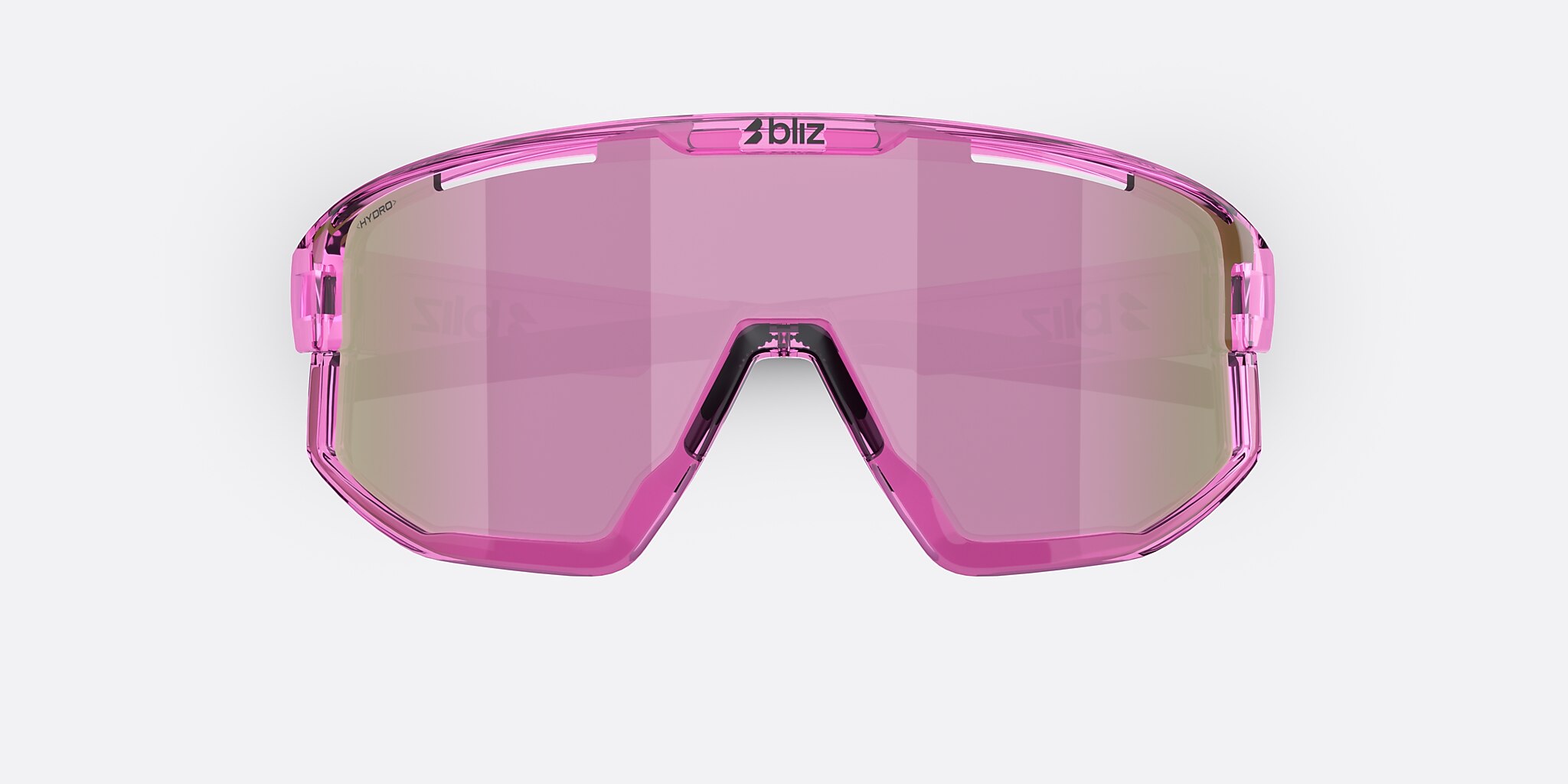 Sunglasses Bliz Fusion Small XXS (0-125) with Brown/Rose Multicolor lens and Transparent Pink frame Image 5 of 6