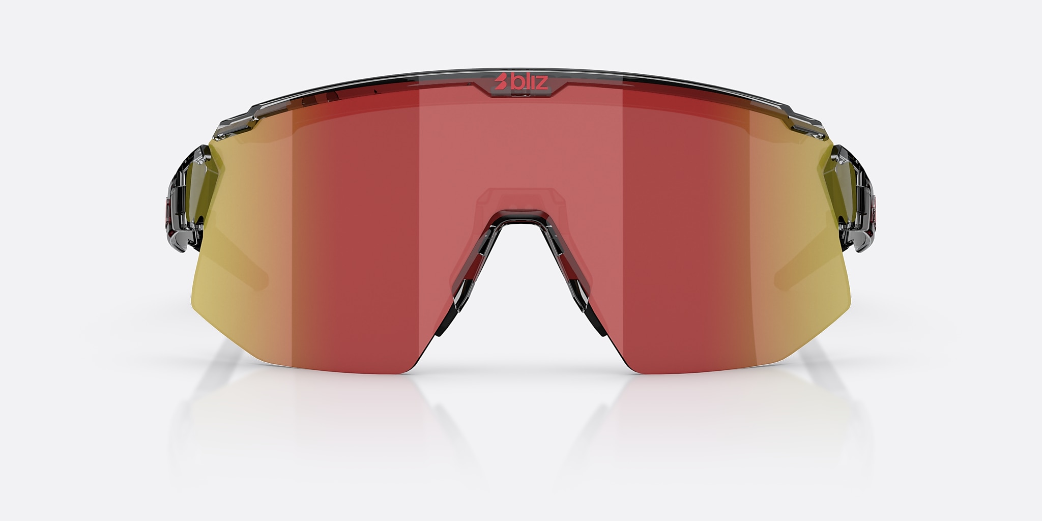 Sunglasses Bliz Breeze XL (0-141) with Red lens and Transparent Dark Grey frame Image 2 of 5 Sunglasses Bliz Breeze XL (0-141) with Red lens and Transparent Dark Grey frame Image 2 of 5
