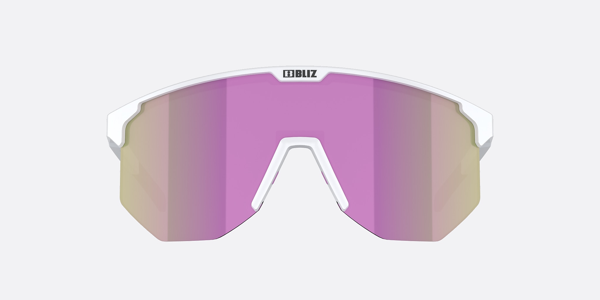 Sunglasses Bliz Hero XXL (0-142) with Brown Pink lens and White frame Image 2 of 5 Sunglasses Bliz Hero XXL (0-142) with Brown Pink lens and White frame Image 2 of 5