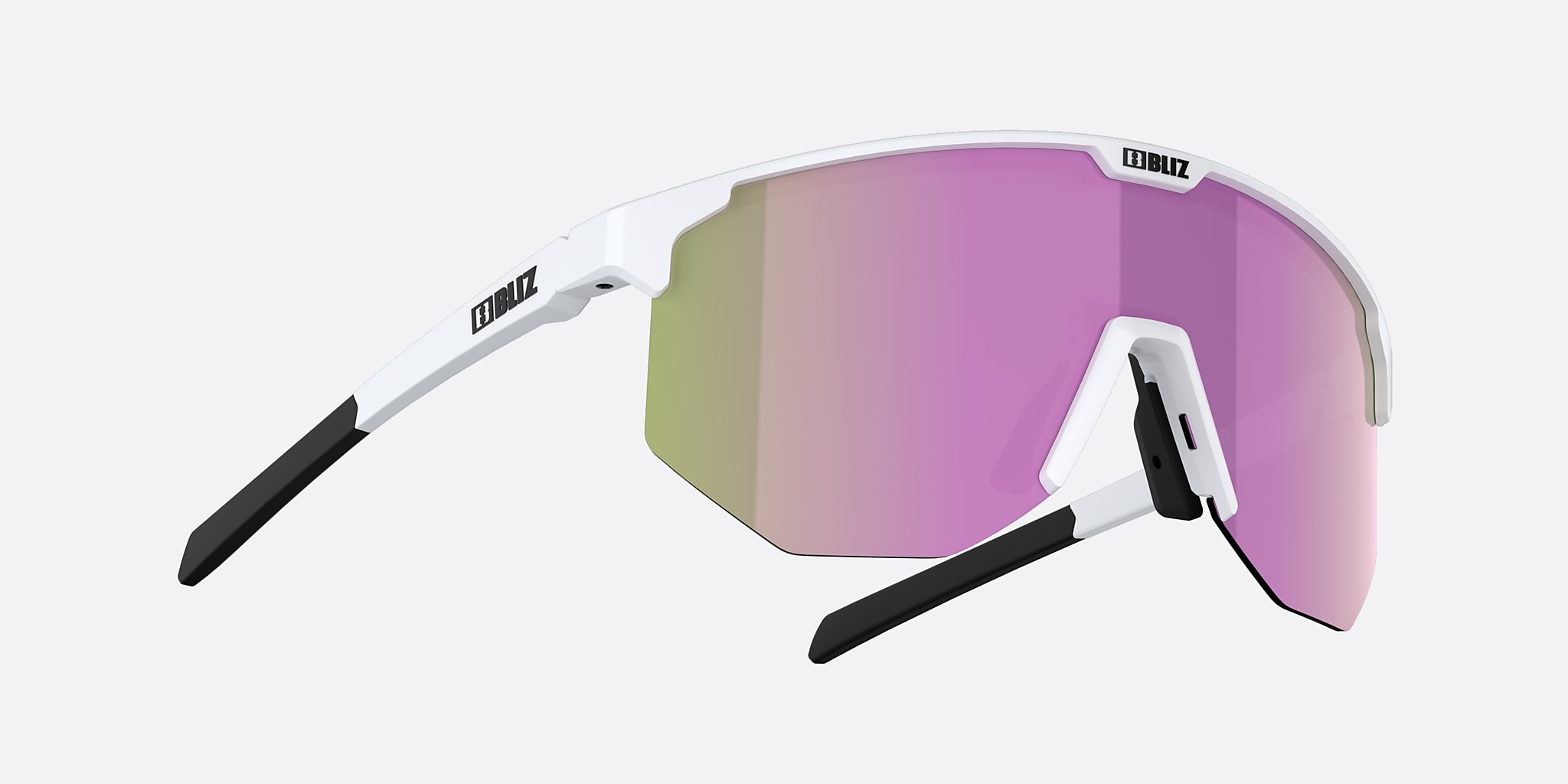 Sunglasses Bliz Hero XXL (0-142) with Brown Pink lens and White frame Image 5 of 5 Sunglasses Bliz Hero XXL (0-142) with Brown Pink lens and White frame Image 5 of 5