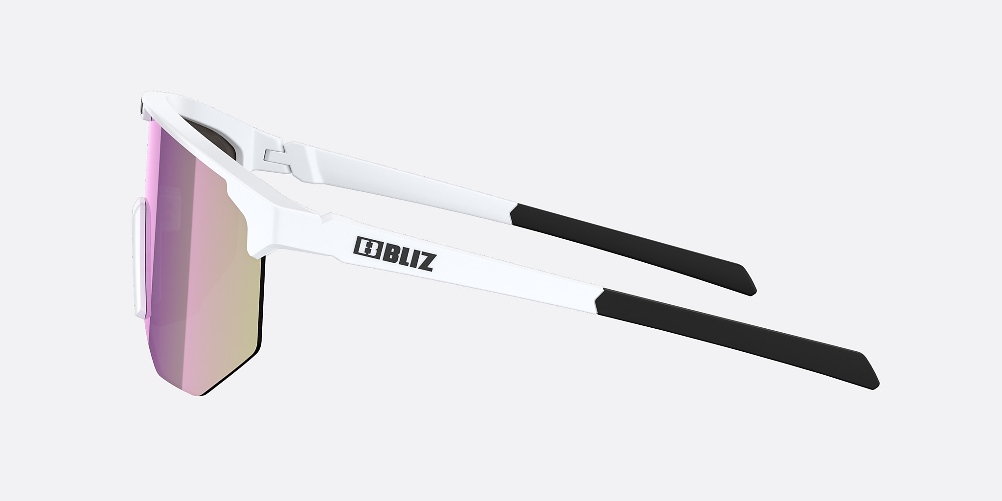Sunglasses Bliz Hero XXL (0-142) with Brown Pink lens and White frame Image 3 of 5 Sunglasses Bliz Hero XXL (0-142) with Brown Pink lens and White frame Image 3 of 5