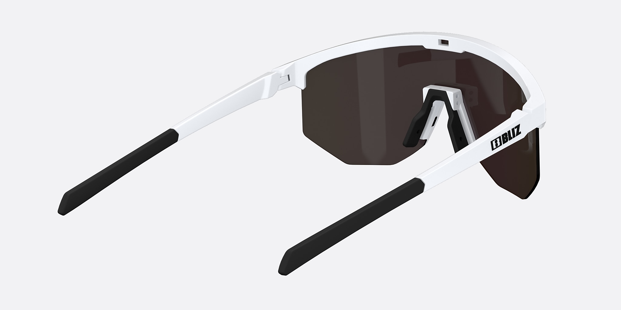 Sunglasses Bliz Hero XXL (0-142) with Brown Pink lens and White frame Image 4 of 5 Sunglasses Bliz Hero XXL (0-142) with Brown Pink lens and White frame Image 4 of 5