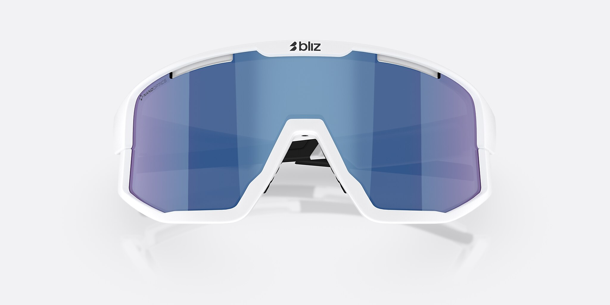 Sunglasses Bliz Fusion S (0-133) with Brown Blue lens and White frame Image 5 of 5 Sunglasses Bliz Fusion S (0-133) with Brown Blue lens and White frame Image 5 of 5