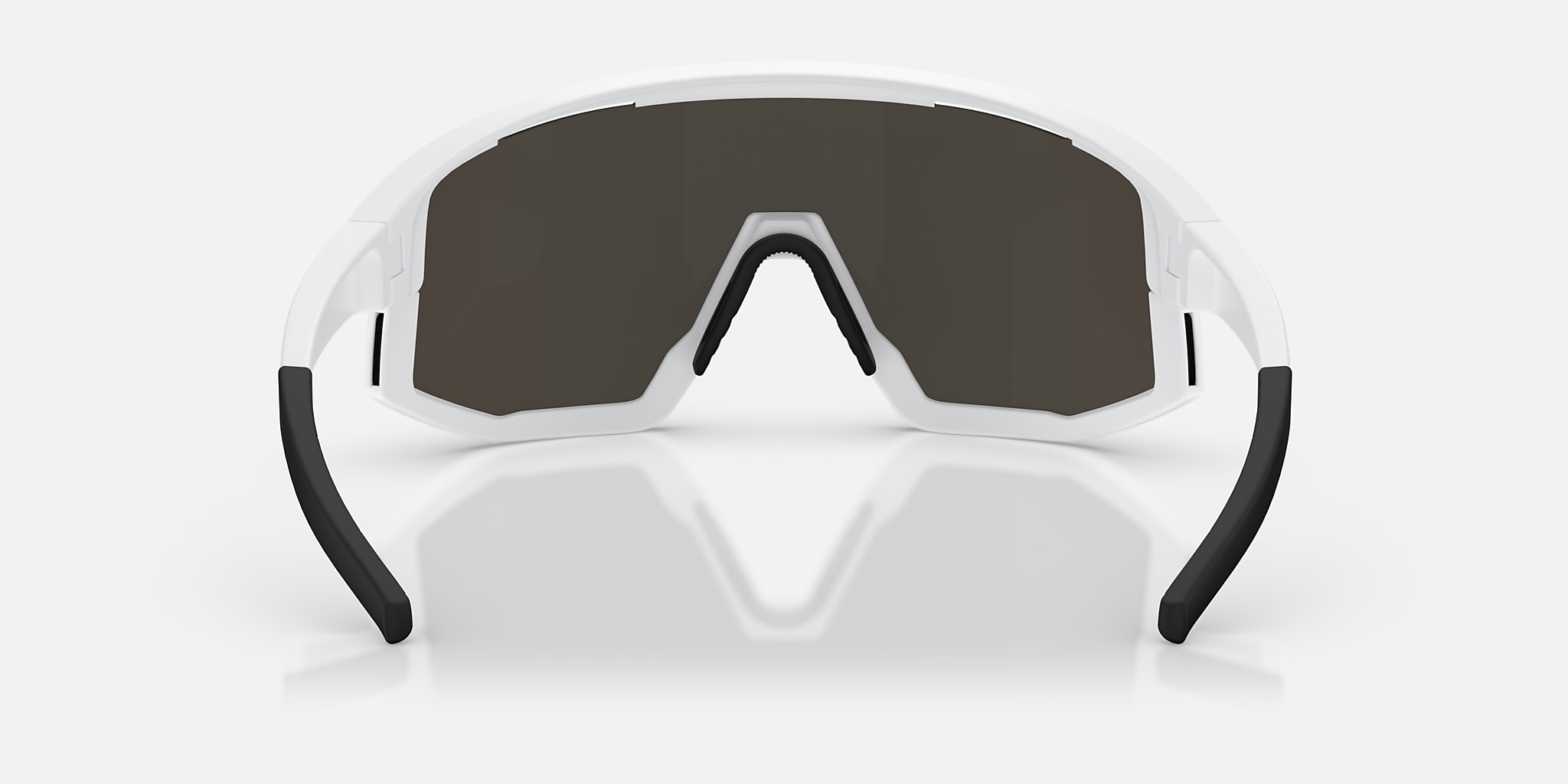 Sunglasses Bliz Fusion S (0-133) with Brown Blue lens and White frame Image 4 of 5 Sunglasses Bliz Fusion S (0-133) with Brown Blue lens and White frame Image 4 of 5