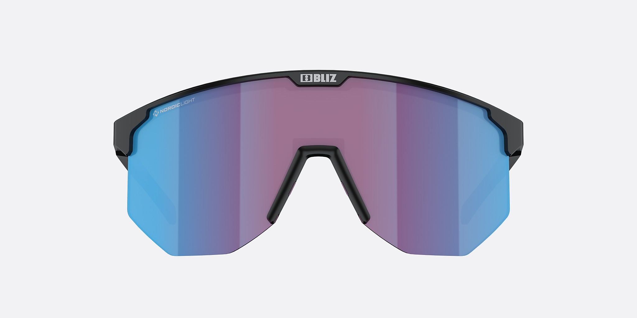 Sunglasses Bliz Hero Small L (0-129) with Rose Violet Blue lens and Black frame Image 2 of 5 Sunglasses Bliz Hero Small L (0-129) with Rose Violet Blue lens and Black frame Image 2 of 5