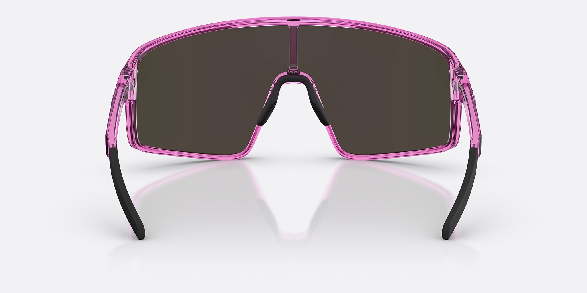 Sunglasses Bliz P001 L (0-138) with Brown/Rose Multicolor lens and Transparent Pink frame Image 4 of 6