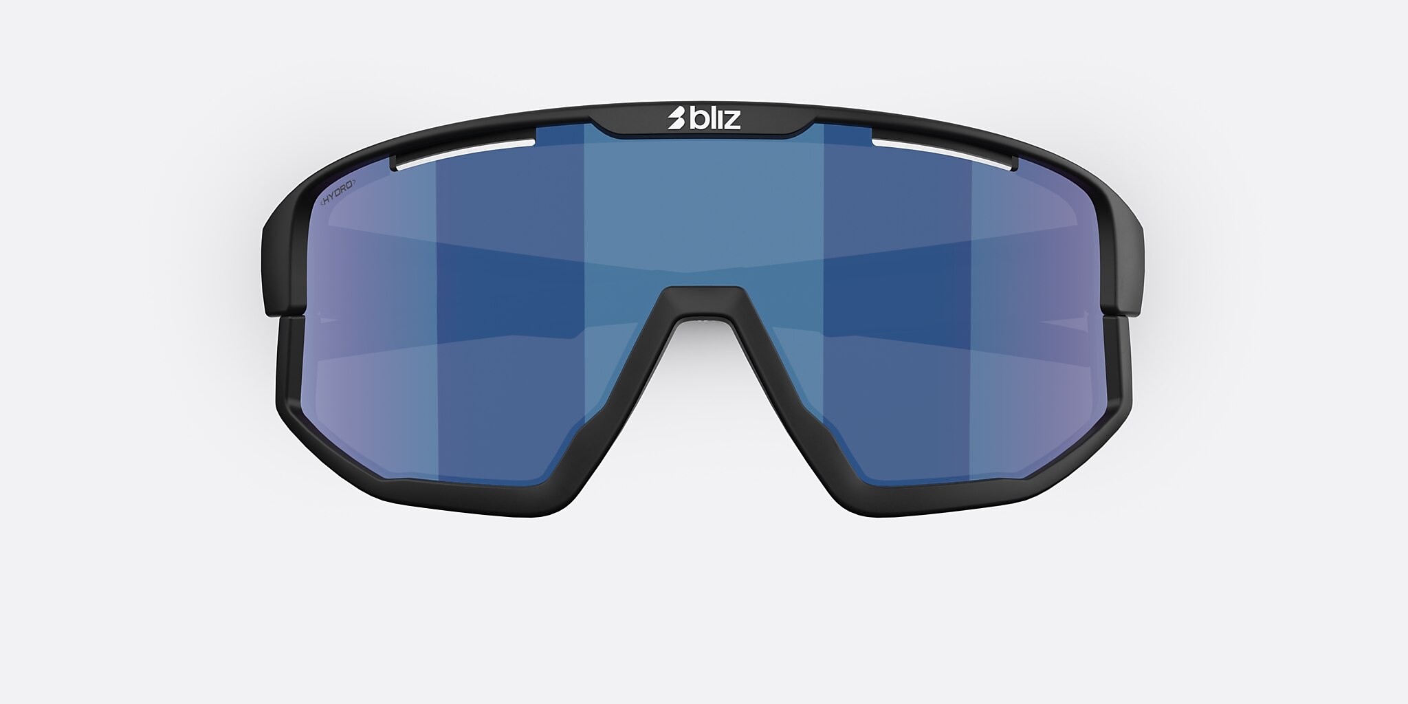 Sunglasses Bliz Vision L (0-137) with Smoke/Blue Multicolor lens and Matte Black frame Image 5 of 6