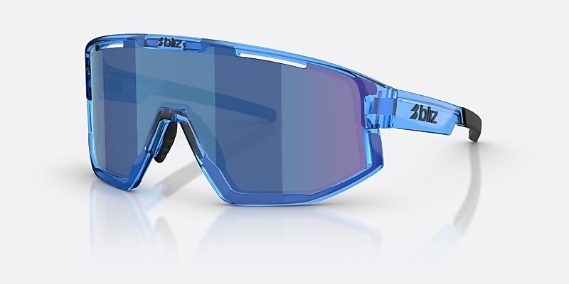 Sunglasses Bliz Fusion S (0-133) with Smoke/Blue Multicolor lens and Transparent Blue frame Image 1 of 7