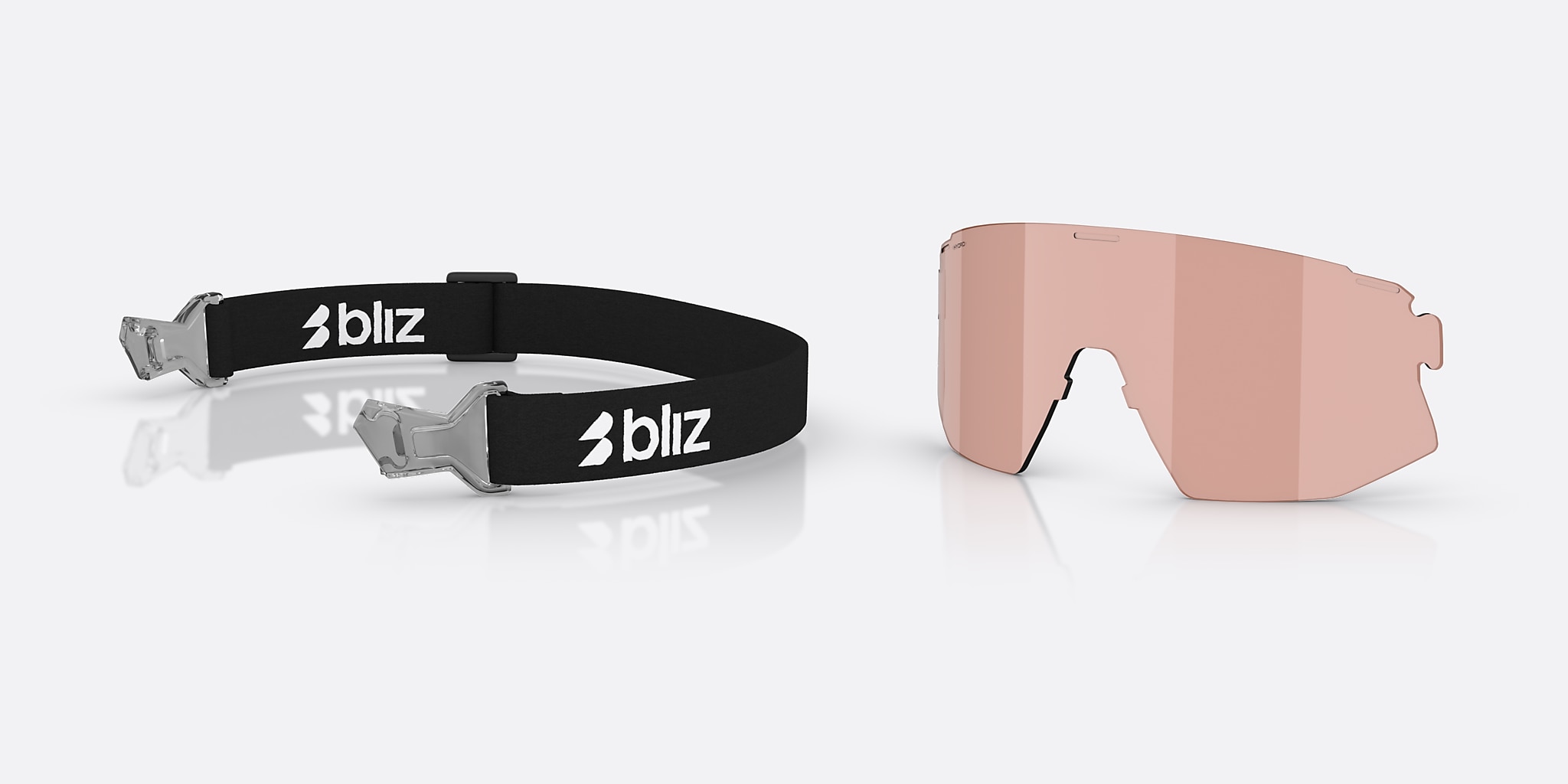 Sunglasses Bliz Breeze XL (0-141) with Brown Red lens and Transparent Dark Grey frame Image 6 of 7