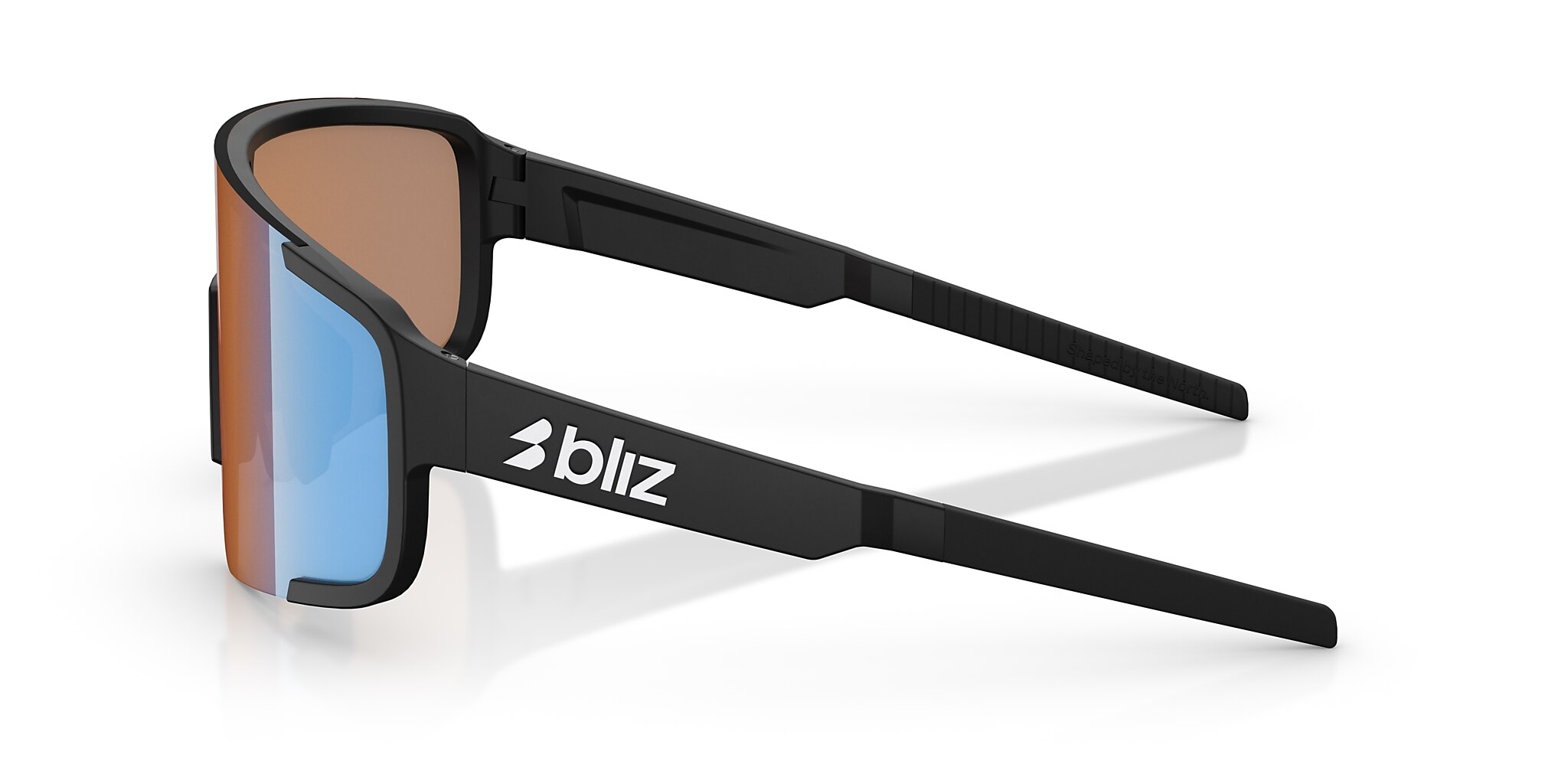 P003 Sunglasses Coral/Orange Mirror Blue | Bliz Eyewear®