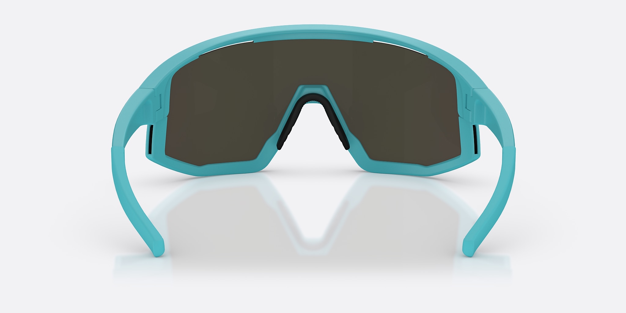 Sunglasses Bliz Fusion S (0-133) with Blue Green lens and Matte Turquoise frame Image 4 of 5 Sunglasses Bliz Fusion S (0-133) with Blue Green lens and Matte Turquoise frame Image 4 of 5