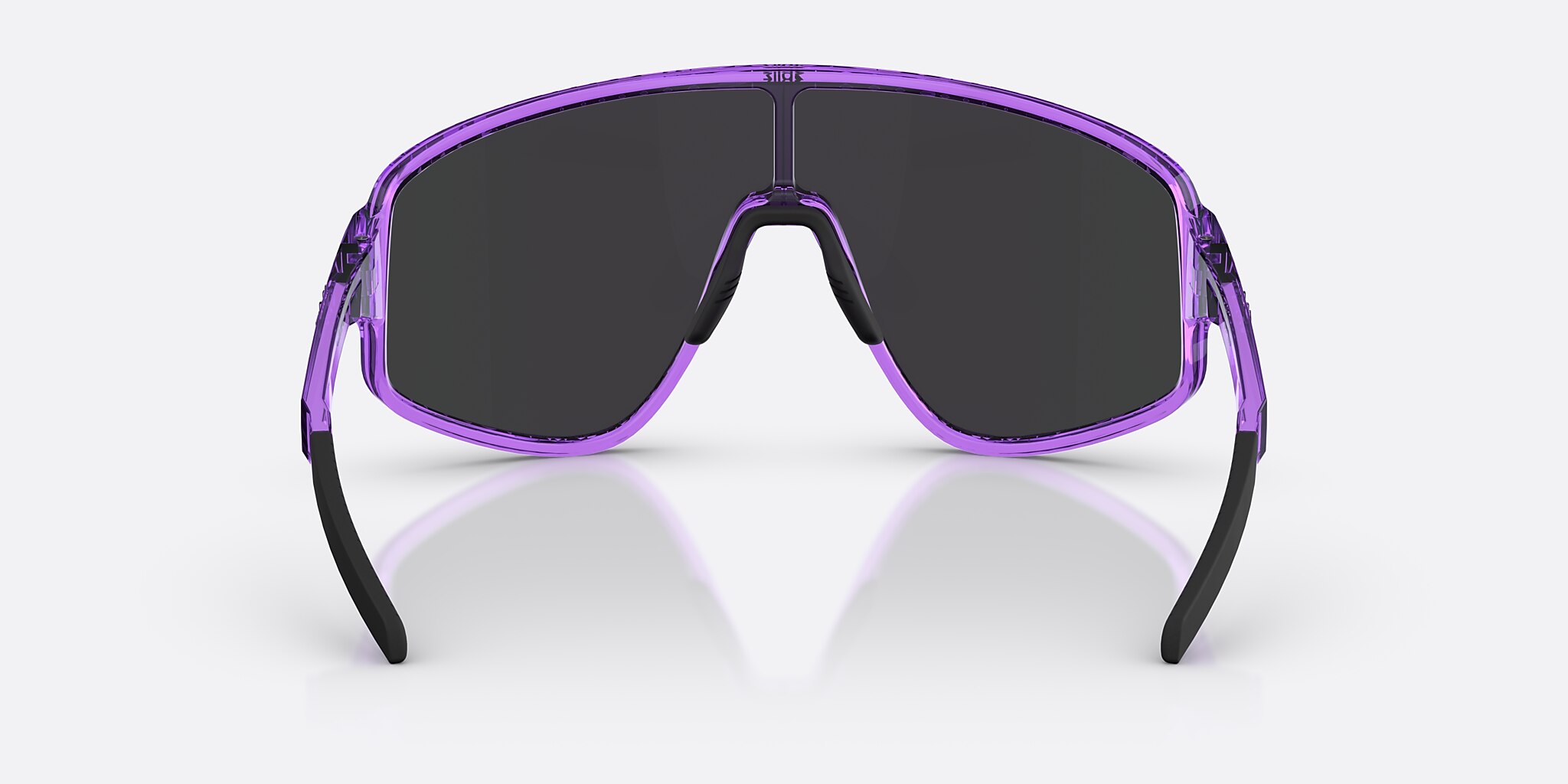 Sunglasses Bliz A004 L (0-135) with Smoke/Purple Multicolor lens and Transparent Purple frame Image 4 of 7