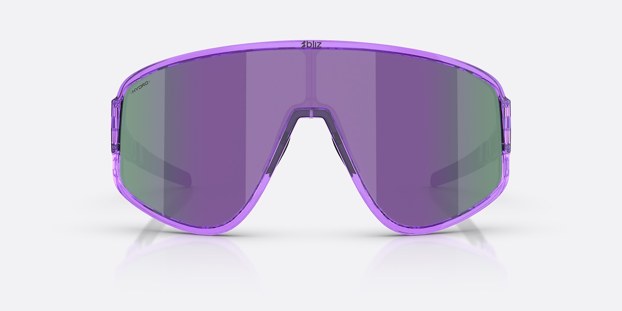Sunglasses Bliz A004 L (0-135) with Smoke/Purple Multicolor lens and Transparent Purple frame Image 2 of 7