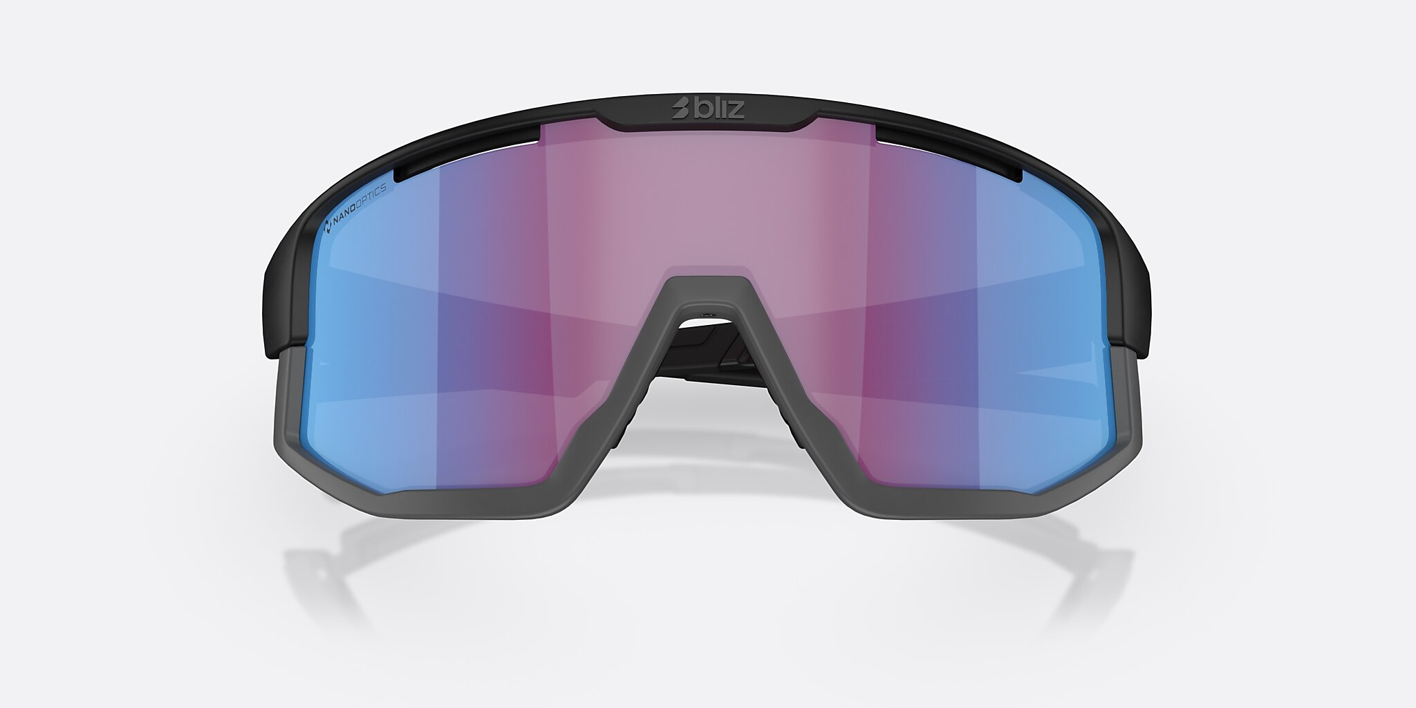 Sunglasses Bliz Vision L (0-137) with Rose Violet Blue lens and Black frame Image 5 of 6