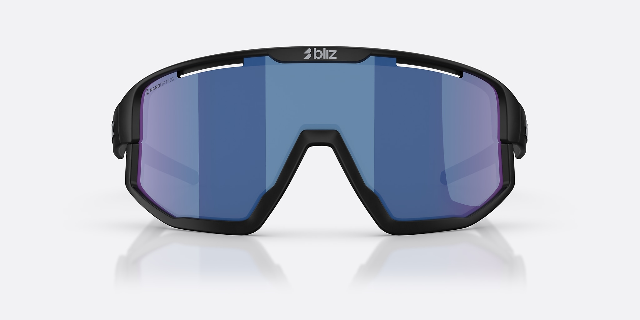Sunglasses Bliz Fusion S (0-133) with Brown Blue lens and Black frame Image 2 of 5 Sunglasses Bliz Fusion S (0-133) with Brown Blue lens and Black frame Image 2 of 5