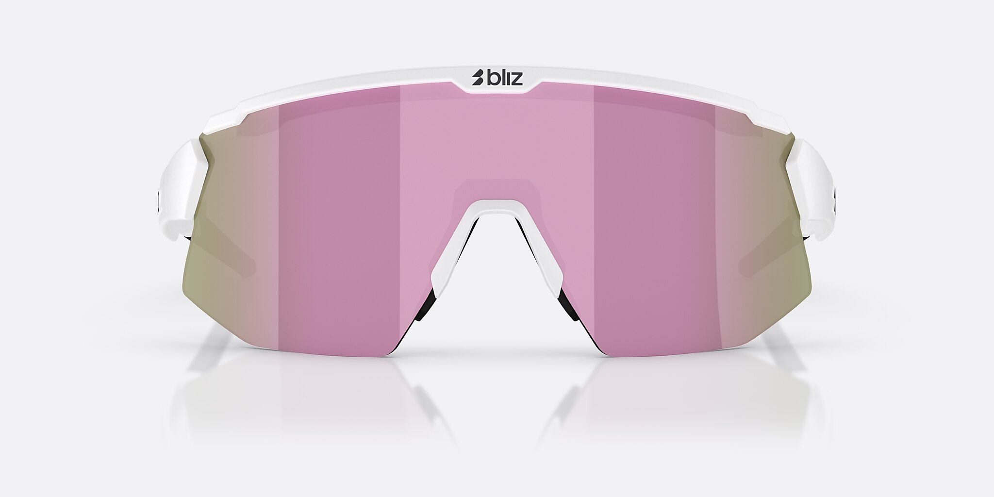 Sunglasses Bliz Breeze Small M (0-135) with Brown Rose lens and White frame Image 2 of 7