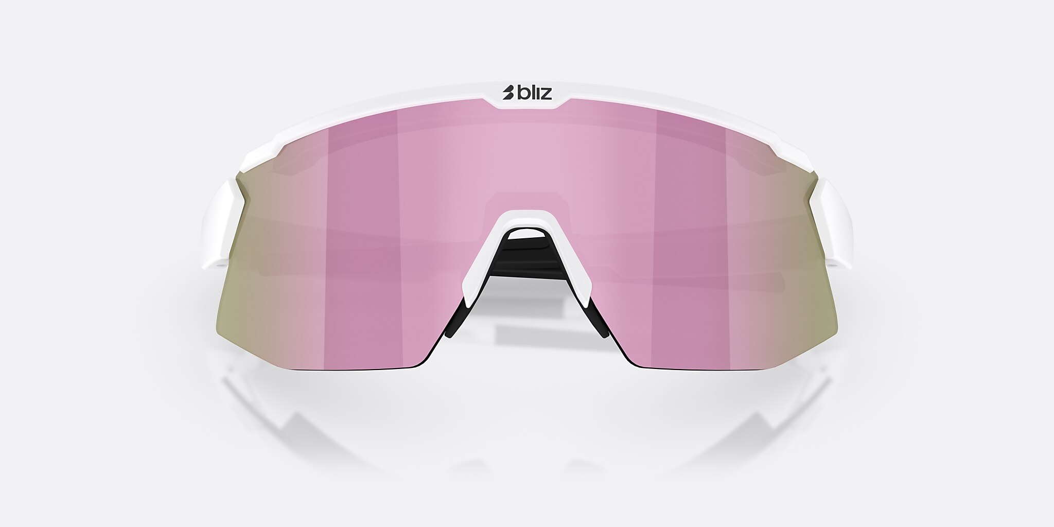 Sunglasses Bliz Breeze Small M (0-135) with Brown Rose lens and White frame Image 5 of 7