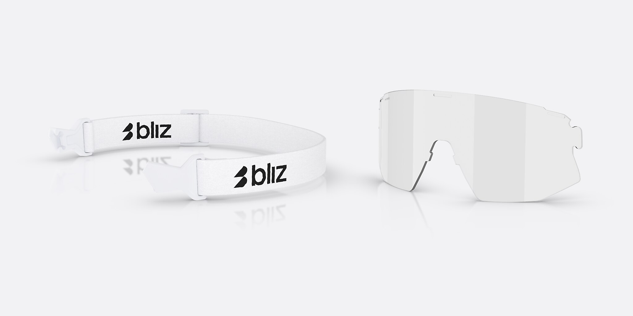 Sunglasses Bliz Breeze Small M (0-135) with Brown Rose lens and White frame Image 5 of 6