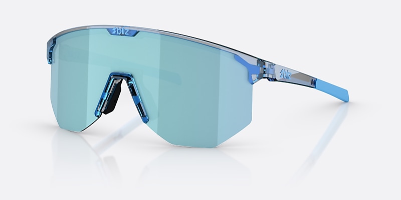 Sunglasses Bliz Hero Small L (0-129) with Ice Blue lens and Transparent Blue frame Image 1 of 5 Sunglasses Bliz Hero Small L (0-129) with Ice Blue lens and Transparent Blue frame Image 1 of 5