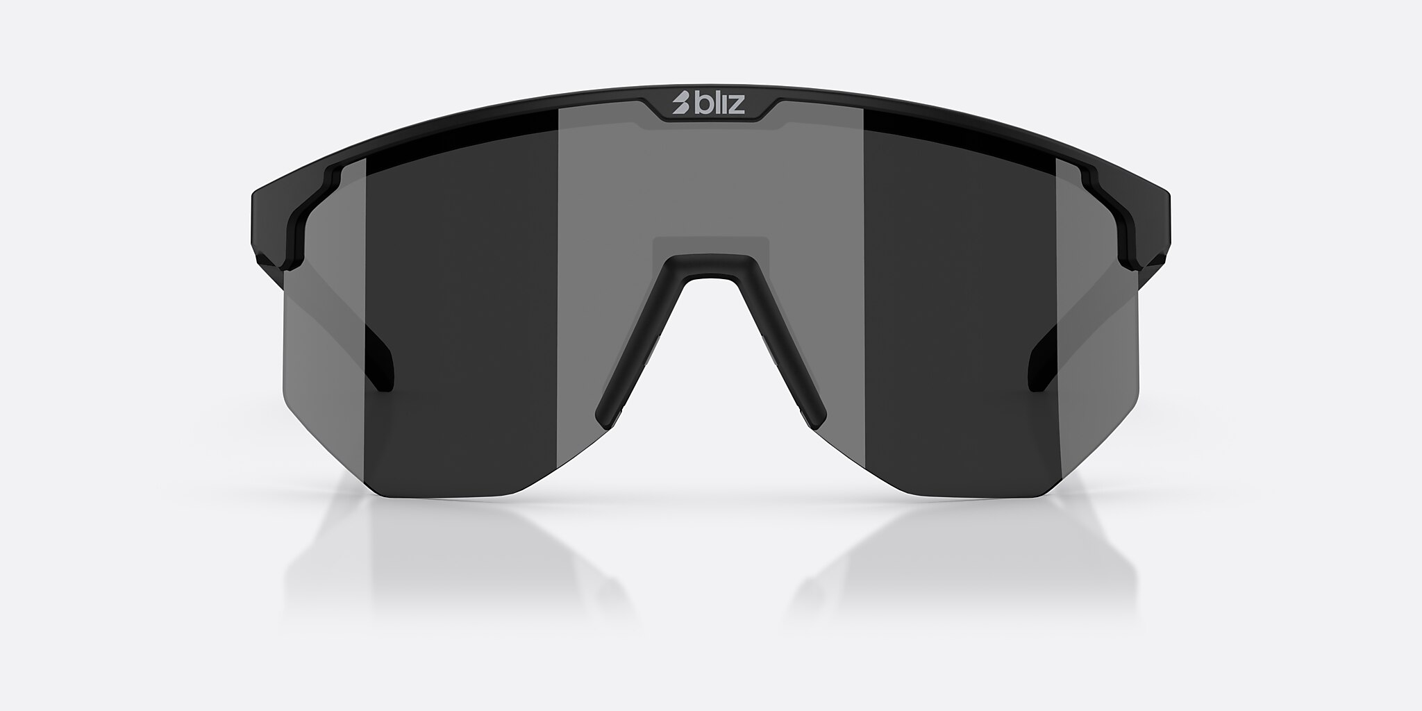 Sunglasses Bliz Hero XXL (0-142) with Smoke Silver lens and Black frame Image 2 of 6