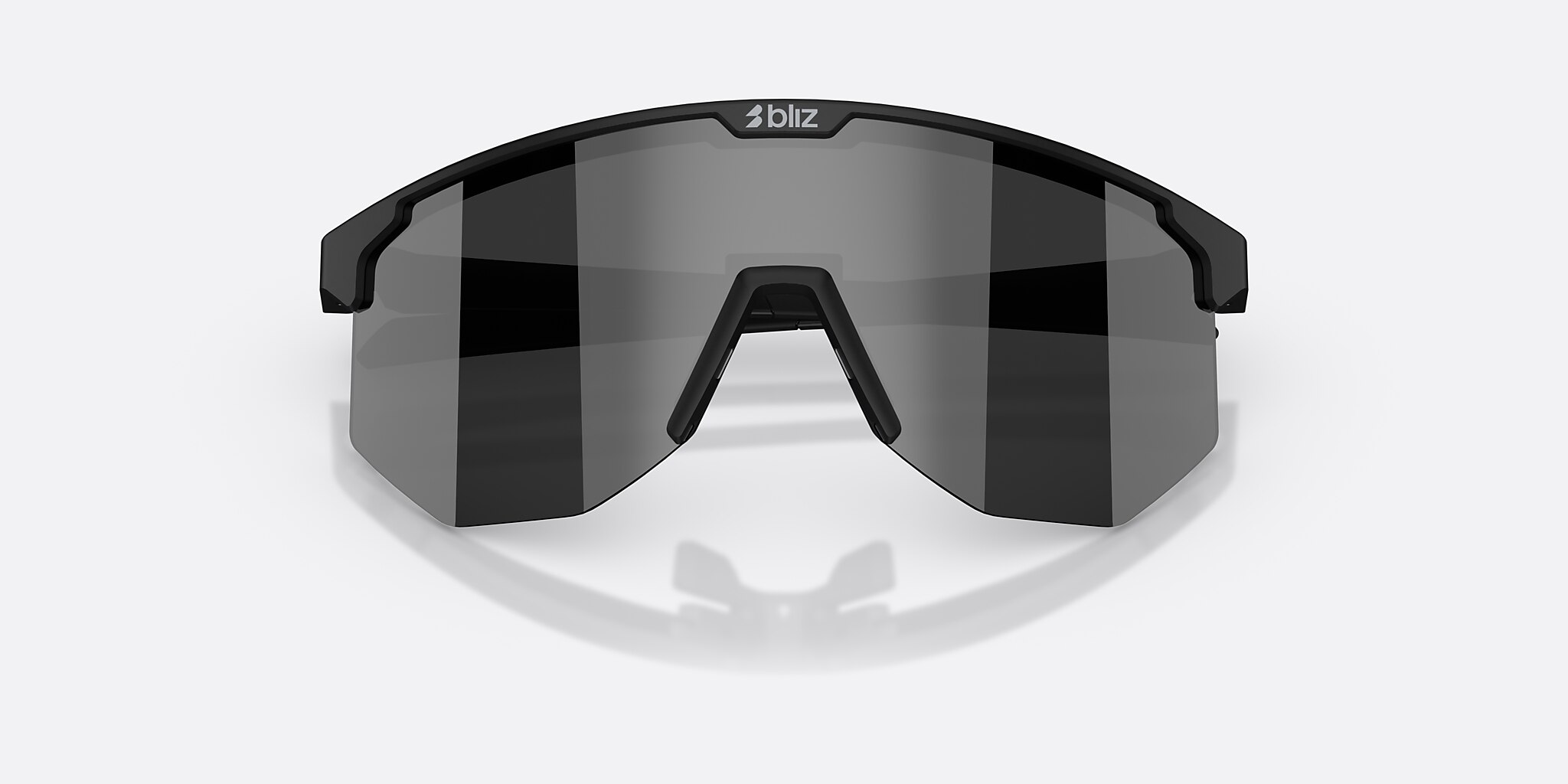 Sunglasses Bliz Hero XXL (0-142) with Smoke Silver lens and Black frame Image 5 of 6