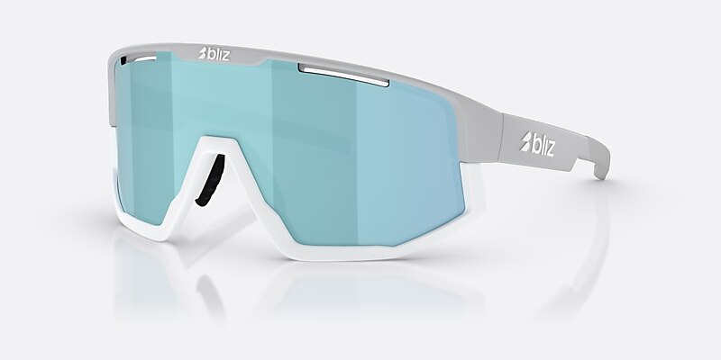 Sunglasses Bliz Fusion S (0-133) with Smoke Ice Blue lens and Light Grey frame Image 1 of 7