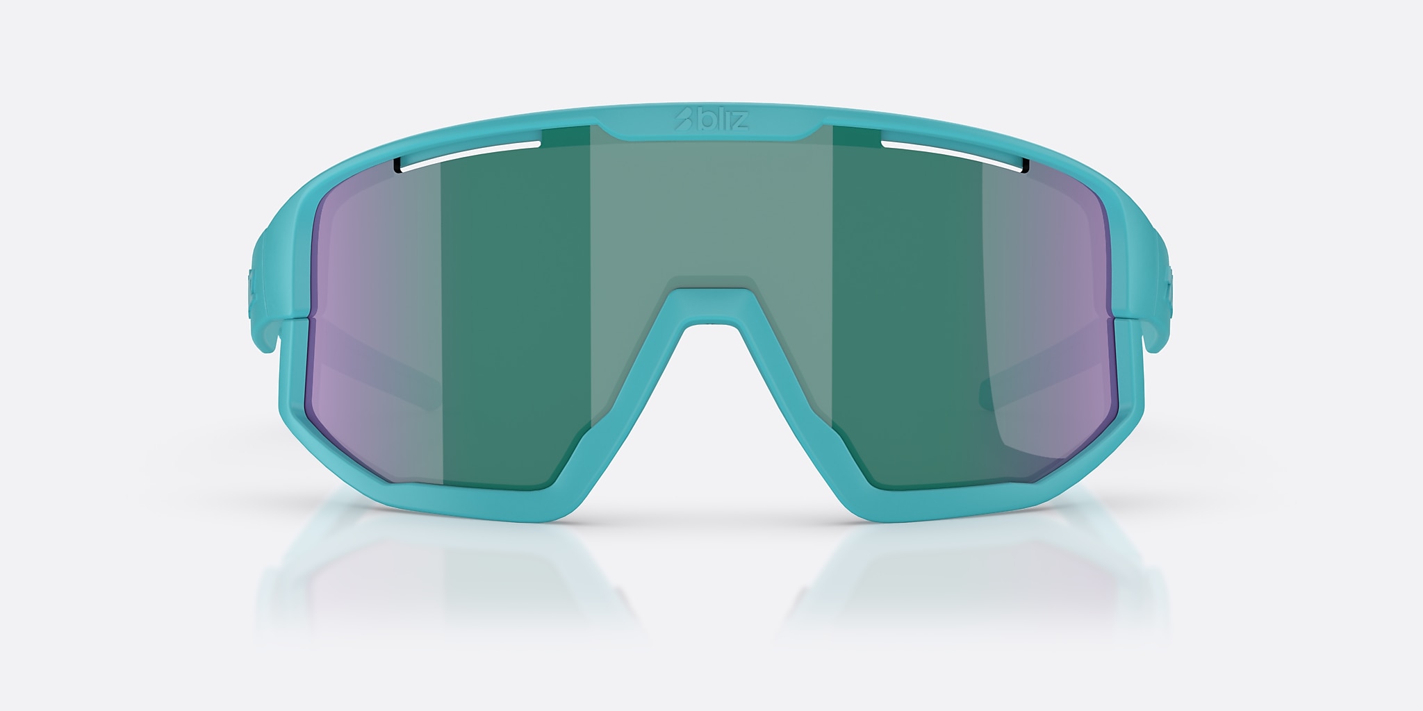 Sunglasses Bliz Fusion Small XXS (0-125) with Blue Green lens and Matte Turquoise frame Image 2 of 5 Sunglasses Bliz Fusion Small XXS (0-125) with Blue Green lens and Matte Turquoise frame Image 2 of 5