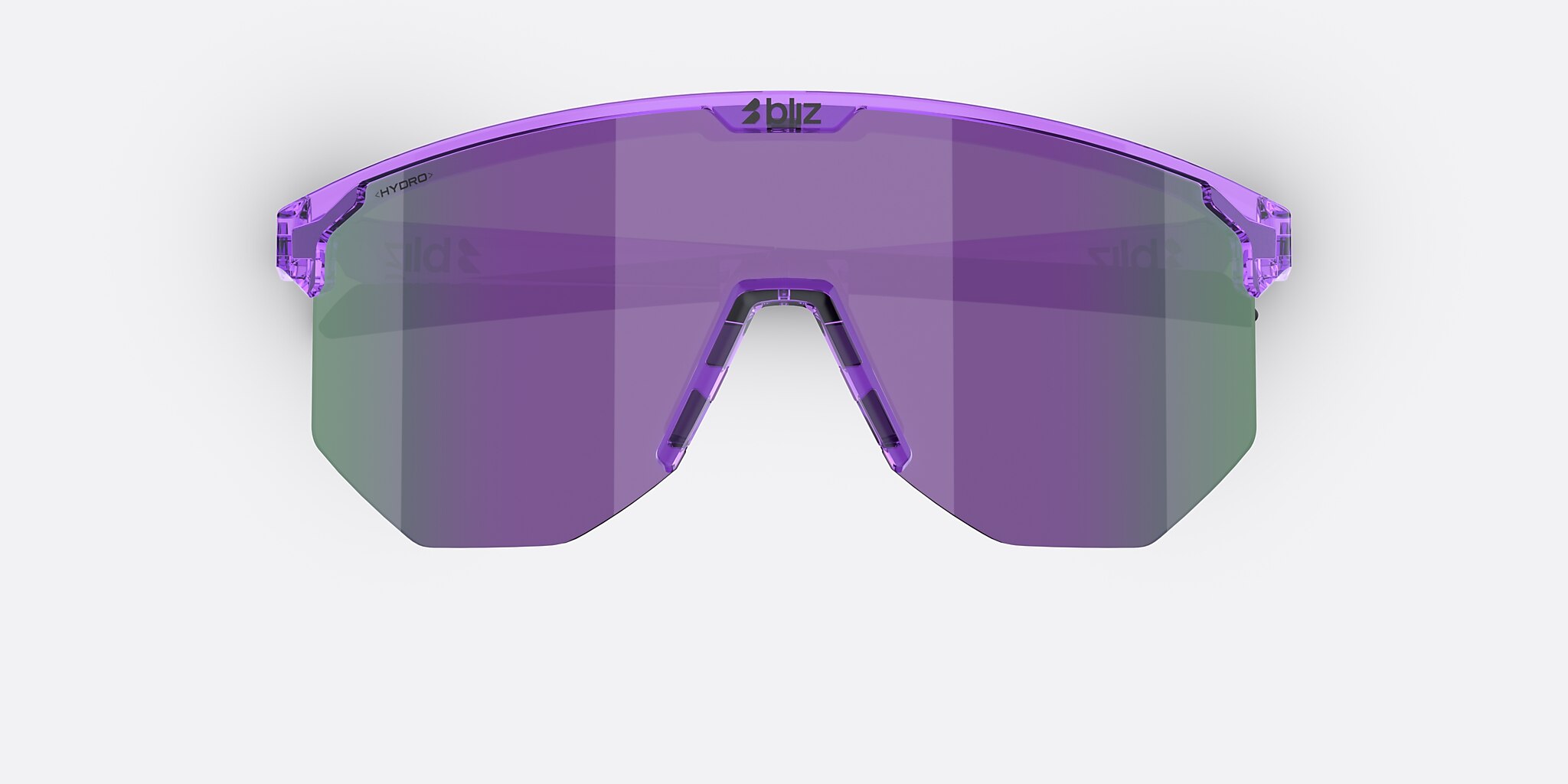 Sunglasses Bliz Hero XXL (0-142) with Smoke/Purple Multicolor lens and Transparent Purple frame Image 5 of 6
