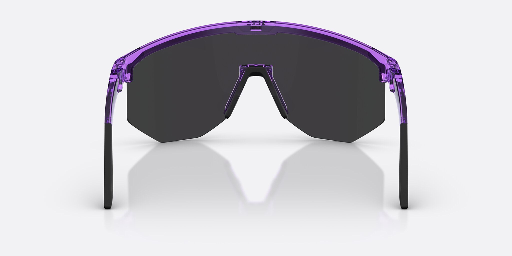 Sunglasses Bliz Hero XXL (0-142) with Smoke/Purple Multicolor lens and Transparent Purple frame Image 4 of 6