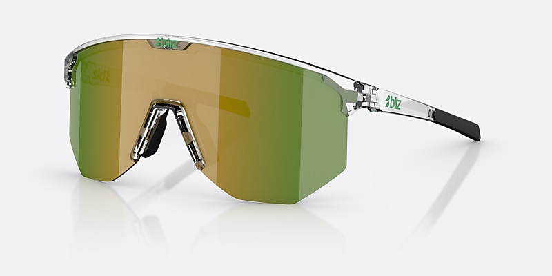 Sunglasses Bliz Hero Small L (0-129) with Green lens and Transparent White frame Image 1 of 5 Sunglasses Bliz Hero Small L (0-129) with Green lens and Transparent White frame Image 1 of 5
