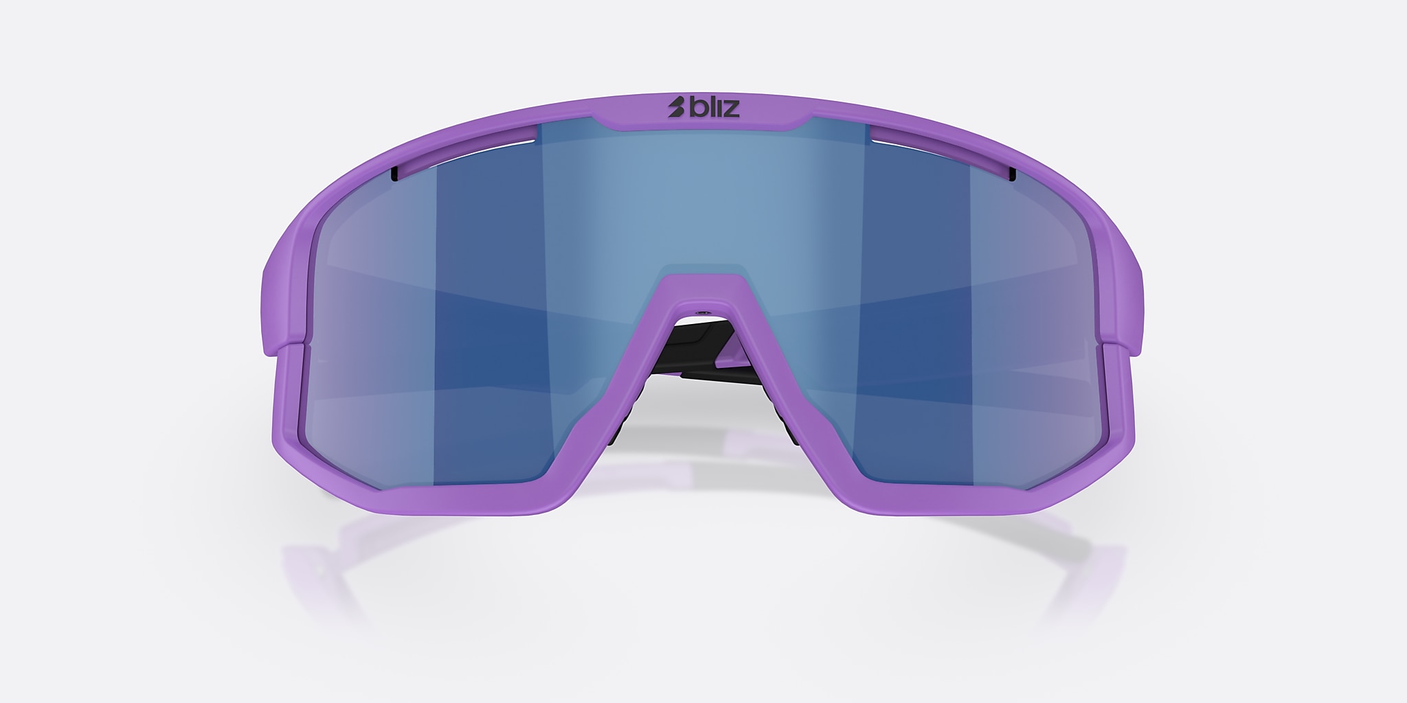 Sunglasses Bliz Fusion S (0-133) with Brown Blue lens and Purple frame Image 5 of 7