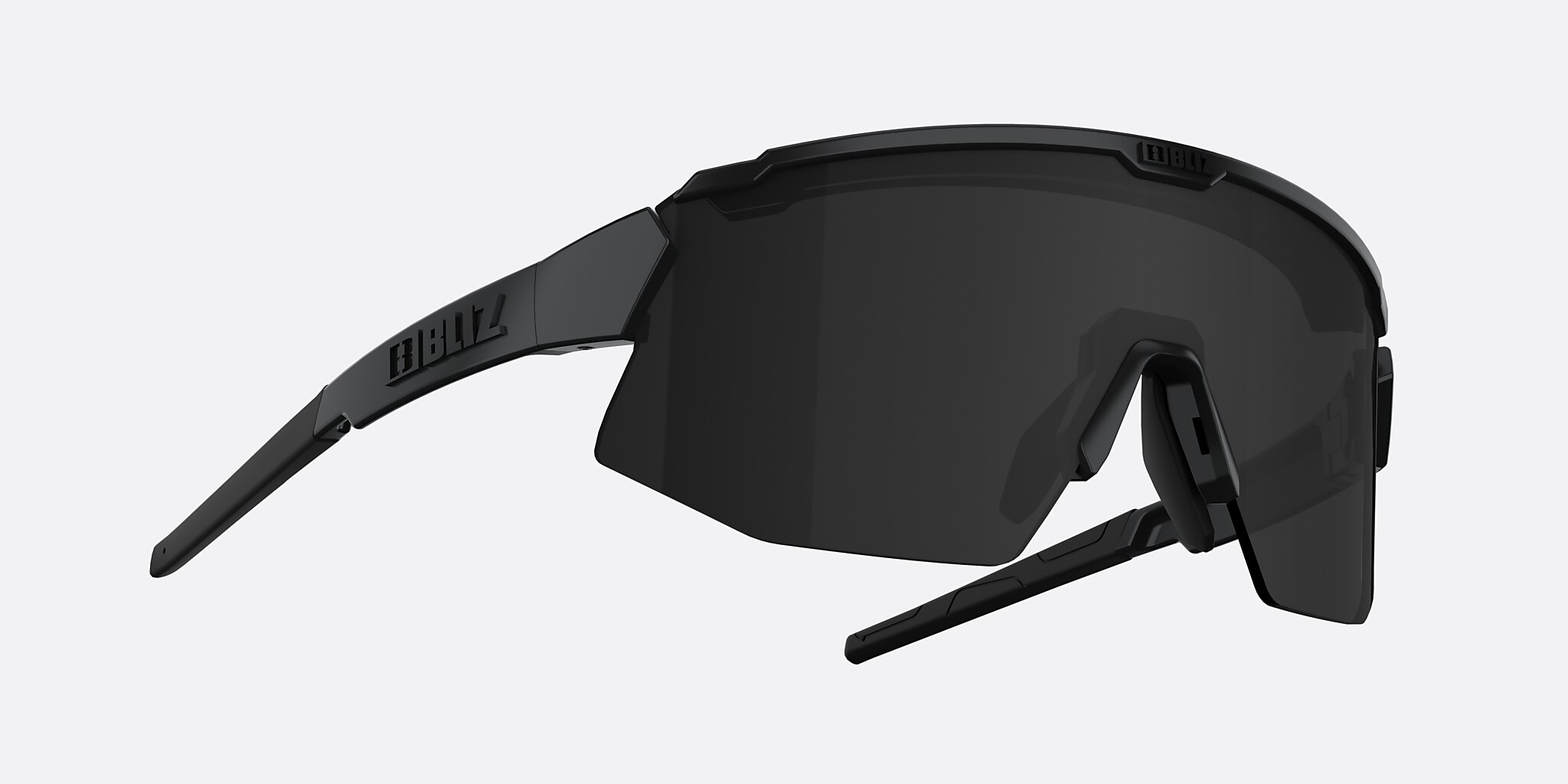 Sunglasses Bliz Breeze Small M (0-135) with Smoke lens and Matte Black frame Image 5 of 7