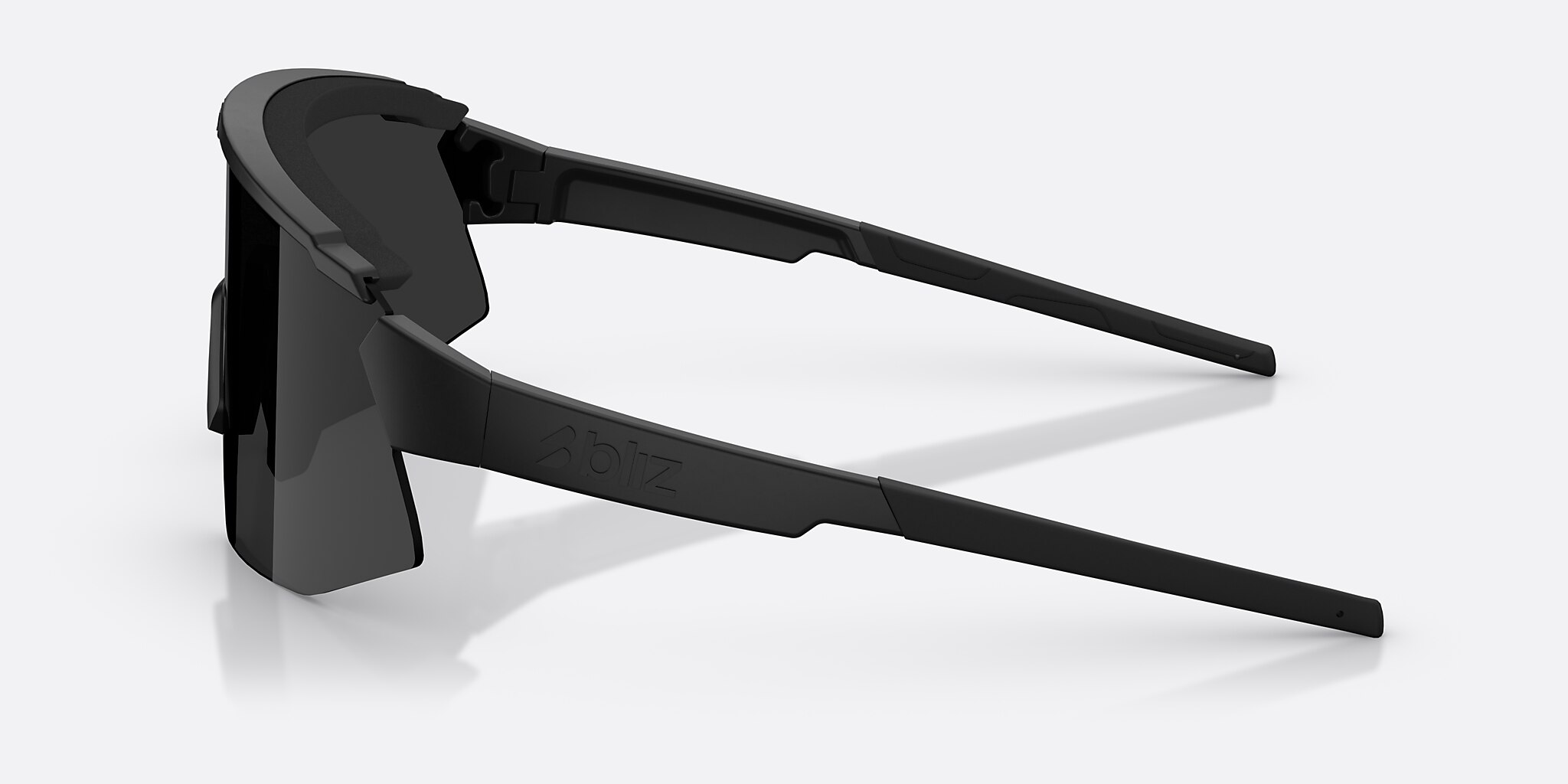 Sunglasses Bliz Breeze Small M (0-135) with Smoke lens and Matte Black frame Image 3 of 7