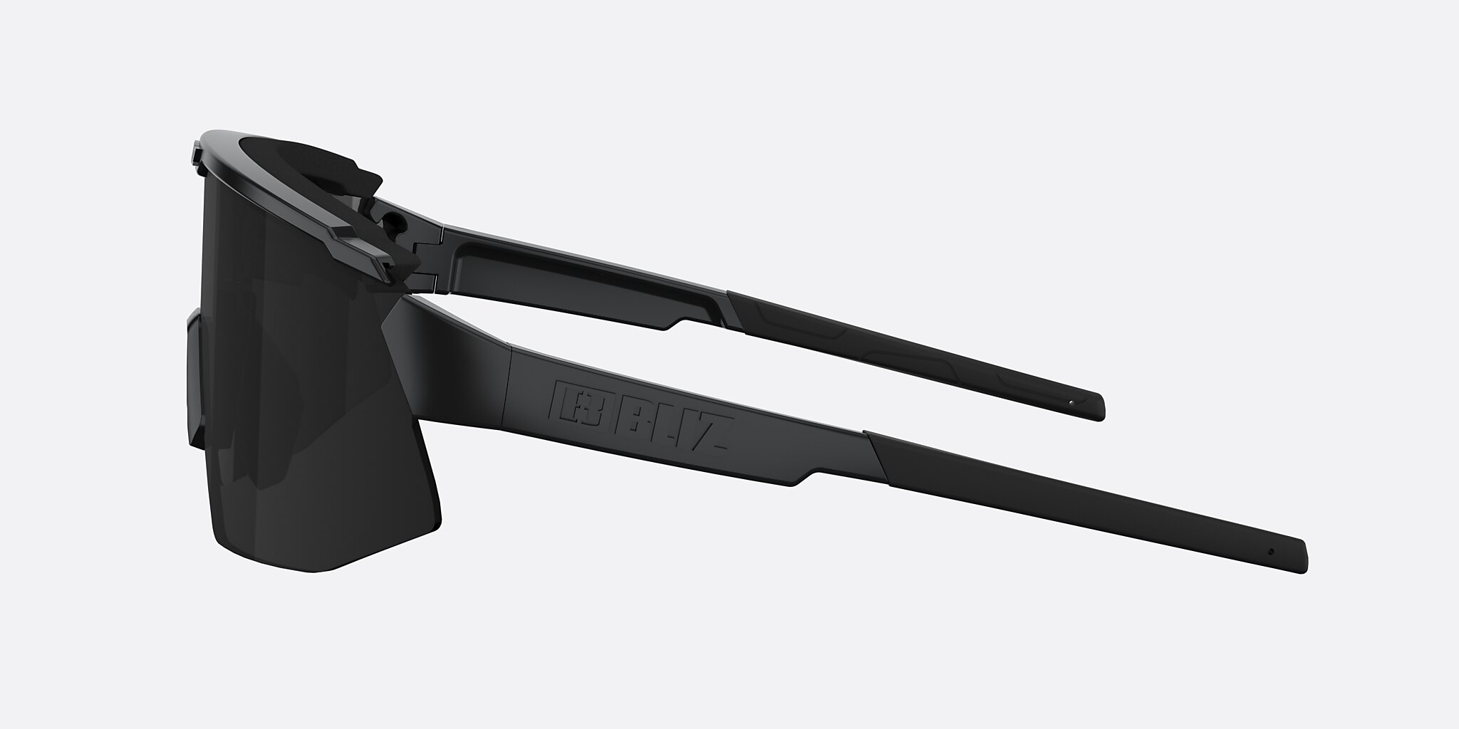 Sunglasses Bliz Breeze Small M (0-135) with Smoke lens and Matte Black frame Image 3 of 7