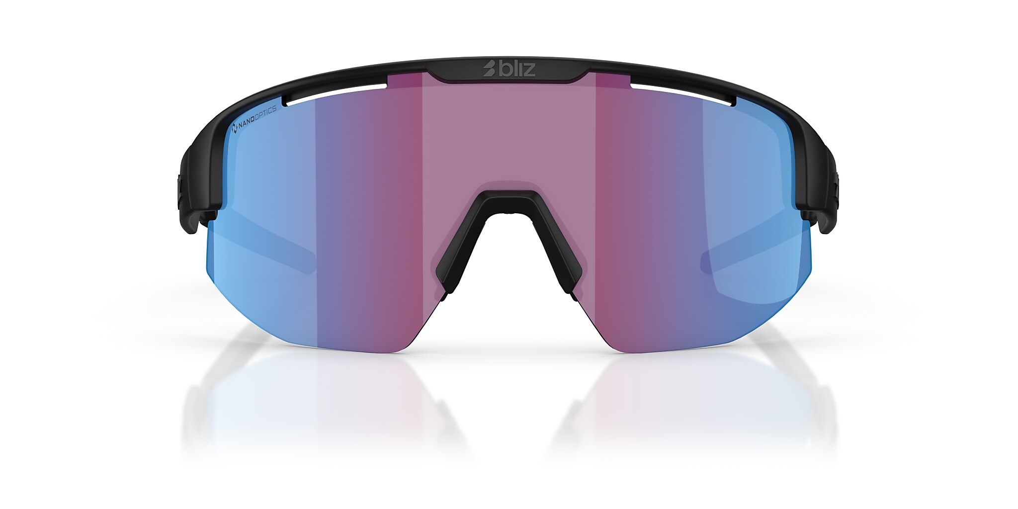 Matrix Sunglasses Brown Blue | Bliz Eyewear®