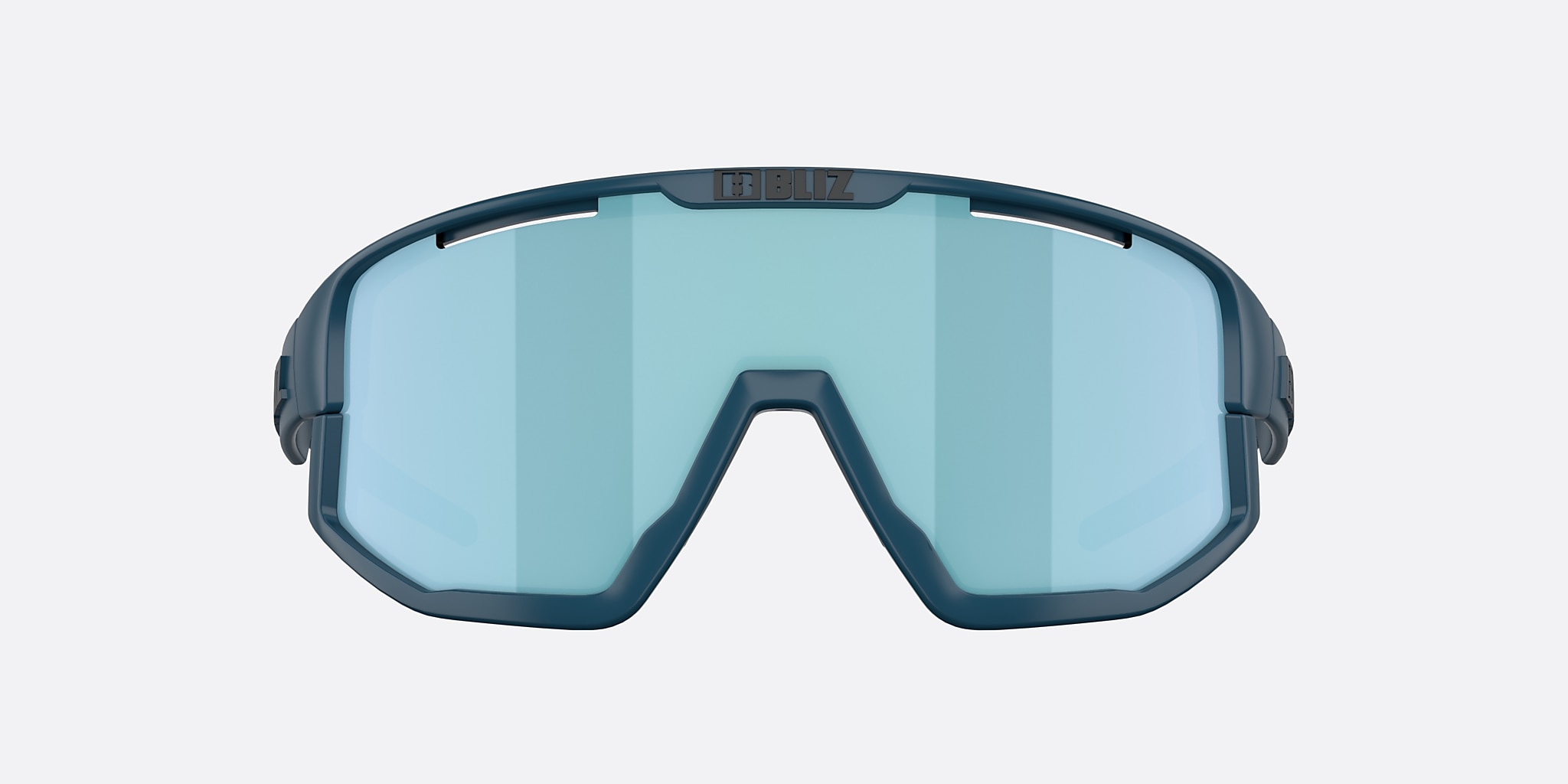 Sunglasses Bliz Fusion Small XXS (0-125) with Smoke Mirror Ice Blue lens and Matte Blue frame Image 2 of 5 Sunglasses Bliz Fusion Small XXS (0-125) with Smoke Mirror Ice Blue lens and Matte Blue frame Image 2 of 5