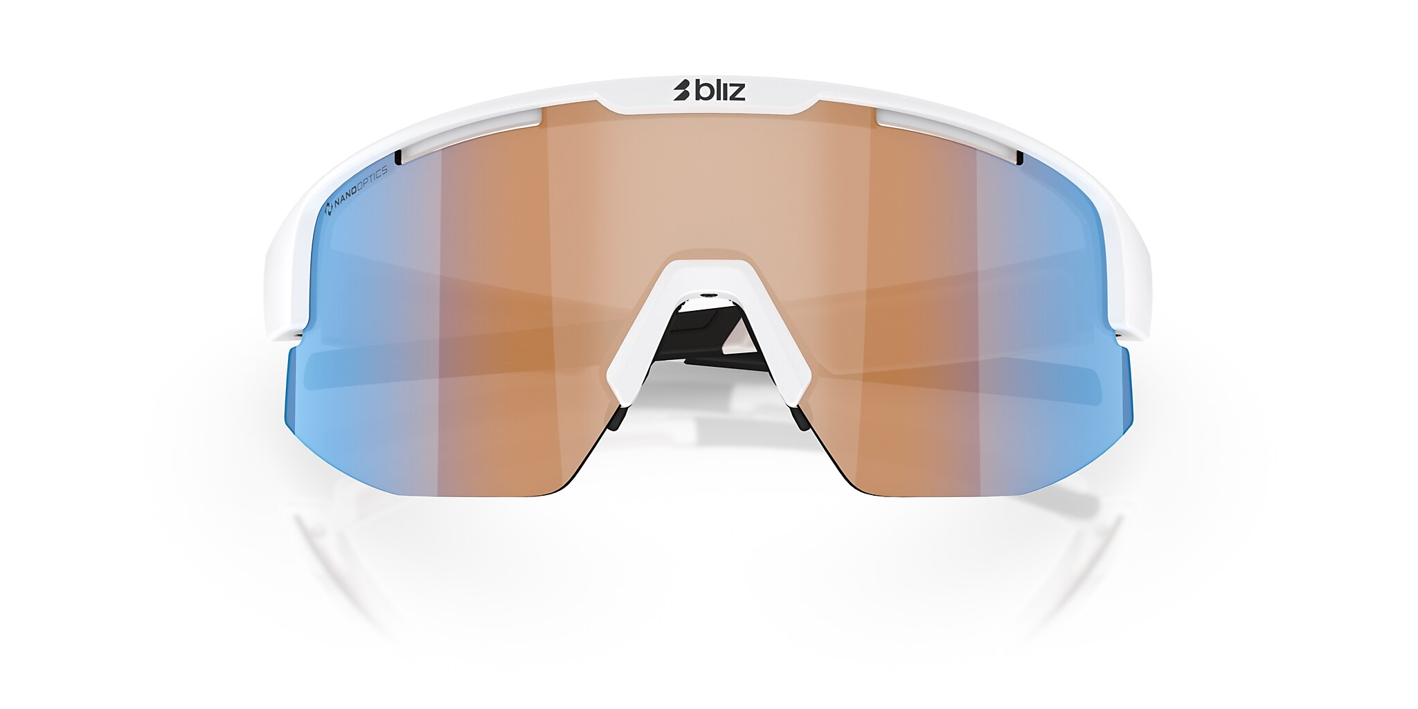 Matrix Sunglasses Coral/Orange Mirror Blue | Bliz Eyewear®
