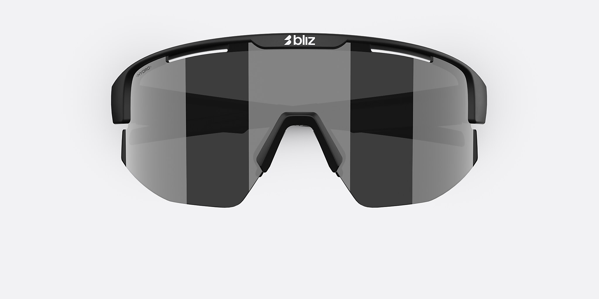 Sunglasses Bliz Matrix Small XXS (0-130) with Smoke/Silver Mirror lens and Matte Black frame Image 5 of 6