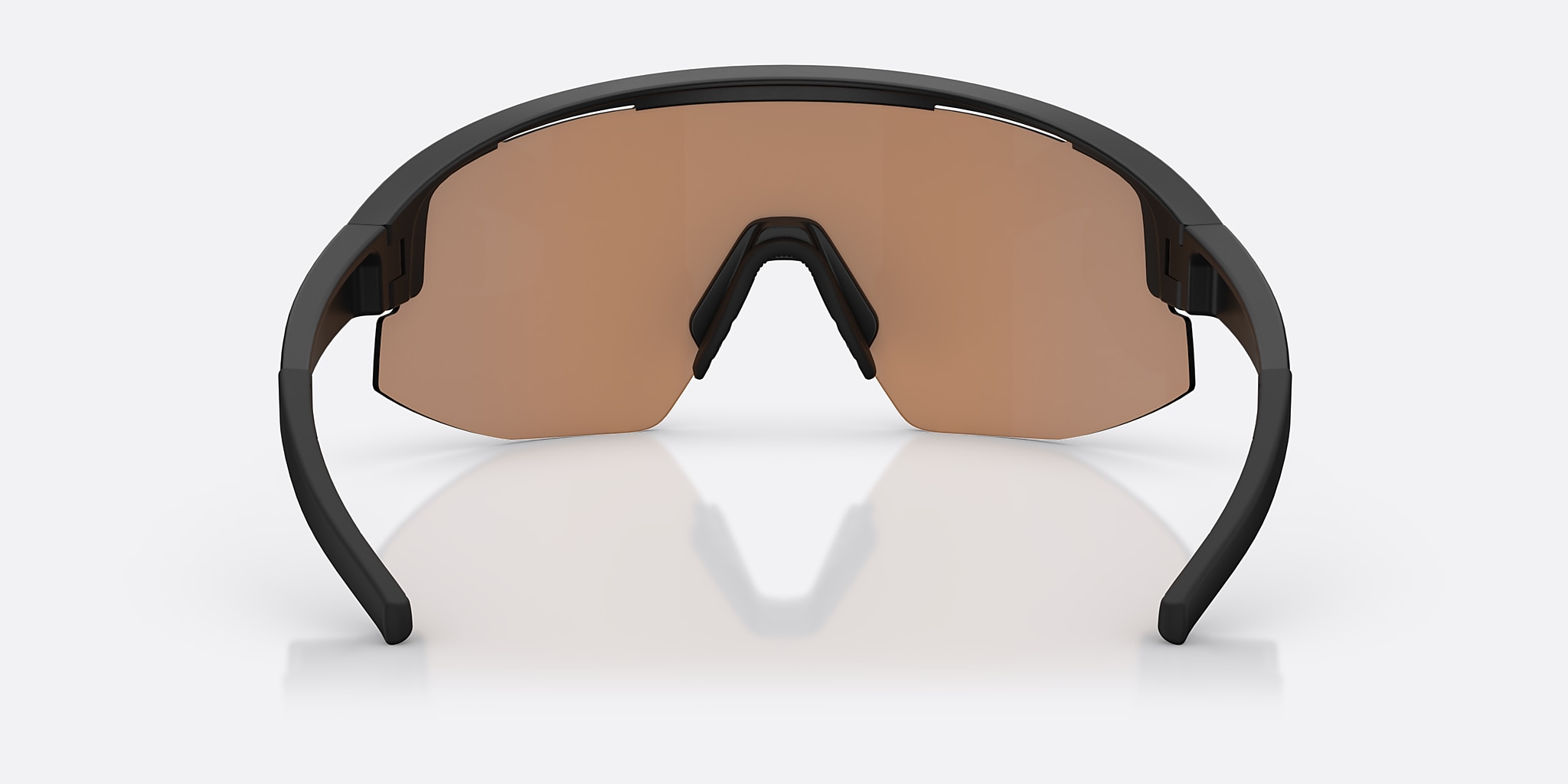 Sunglasses Bliz Matrix S (0-133) with Coral Orange Blue lens and Black frame Image 4 of 6