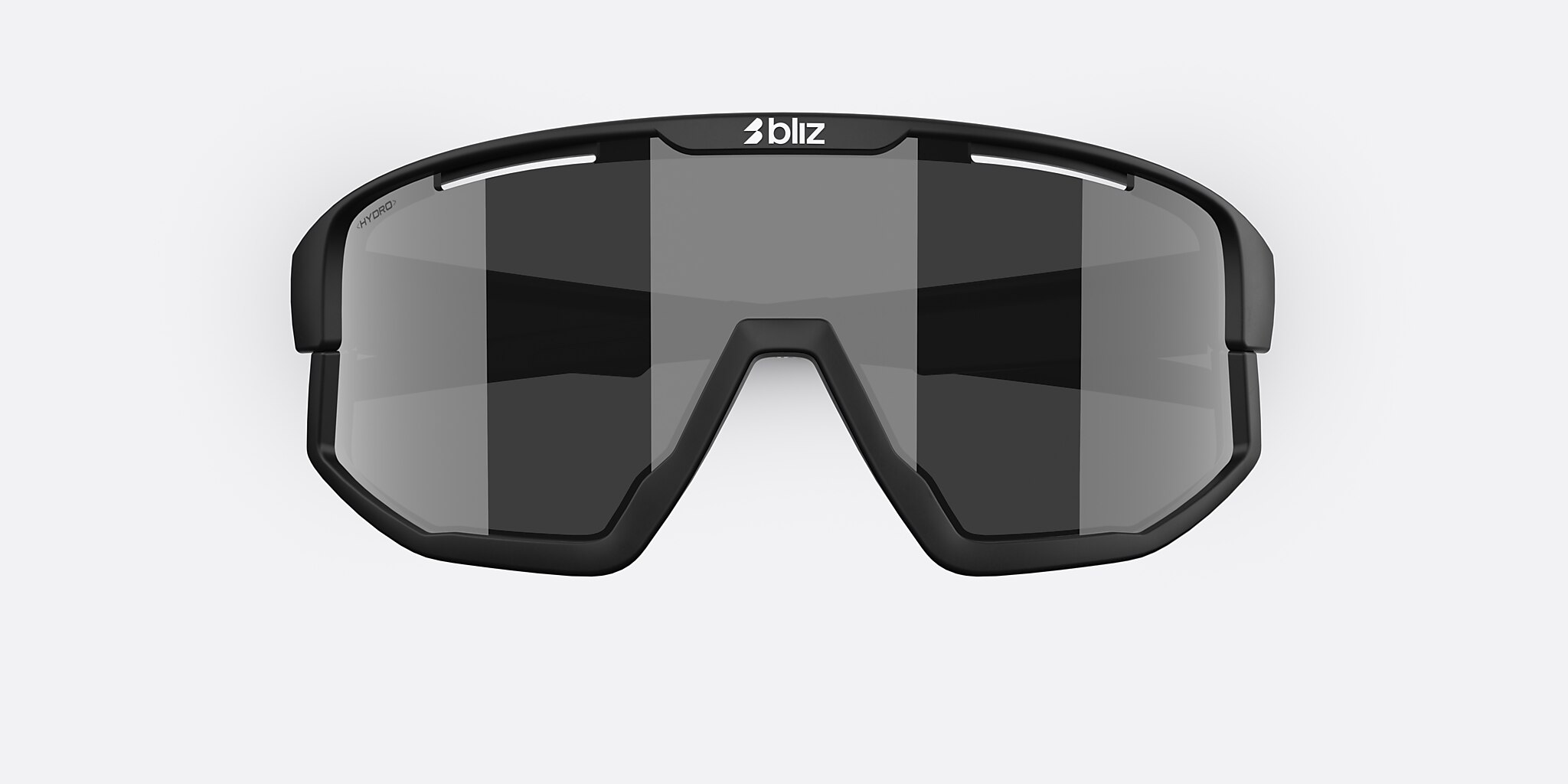 Sunglasses Bliz Fusion S (0-133) with Smoke/Silver Mirror lens and Matte Black frame Image 5 of 7