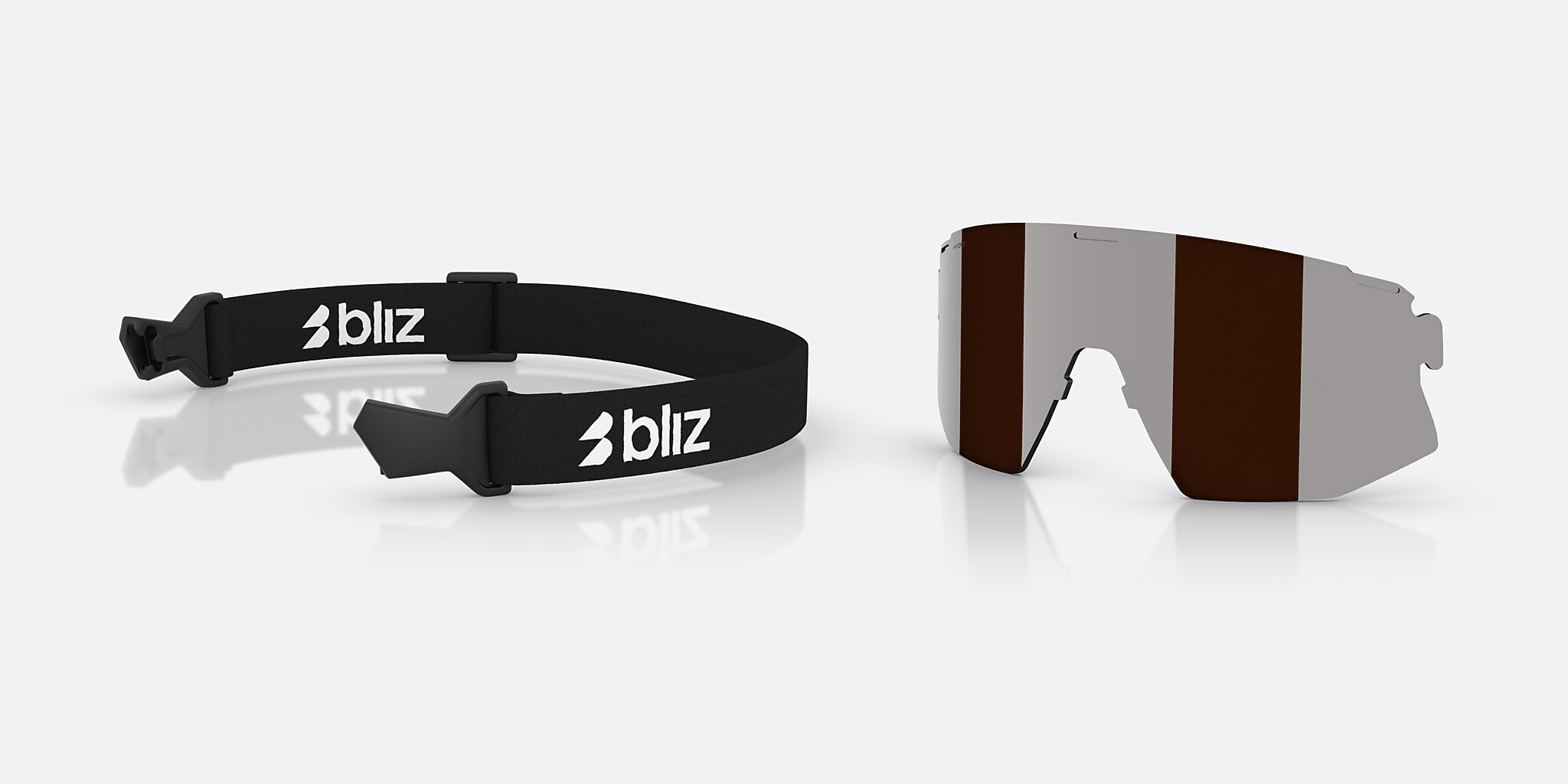 Sunglasses Bliz Breeze XL (0-141) with Koral/Orange/Blå lens and Black frame Image 6 of 7