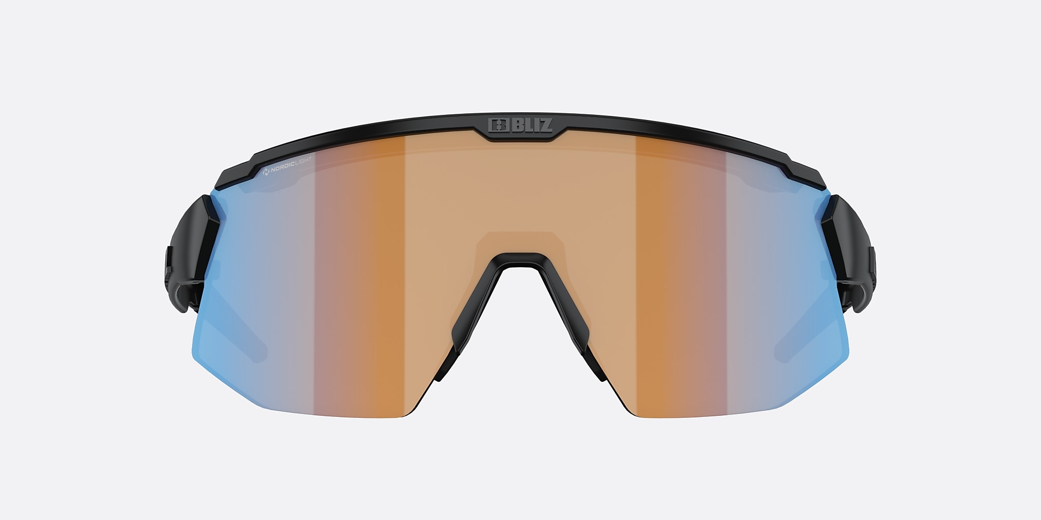 Sunglasses Bliz Breeze XL (0-141) with Coral Orange Blue lens and Black frame Image 2 of 5 Sunglasses Bliz Breeze XL (0-141) with Coral Orange Blue lens and Black frame Image 2 of 5