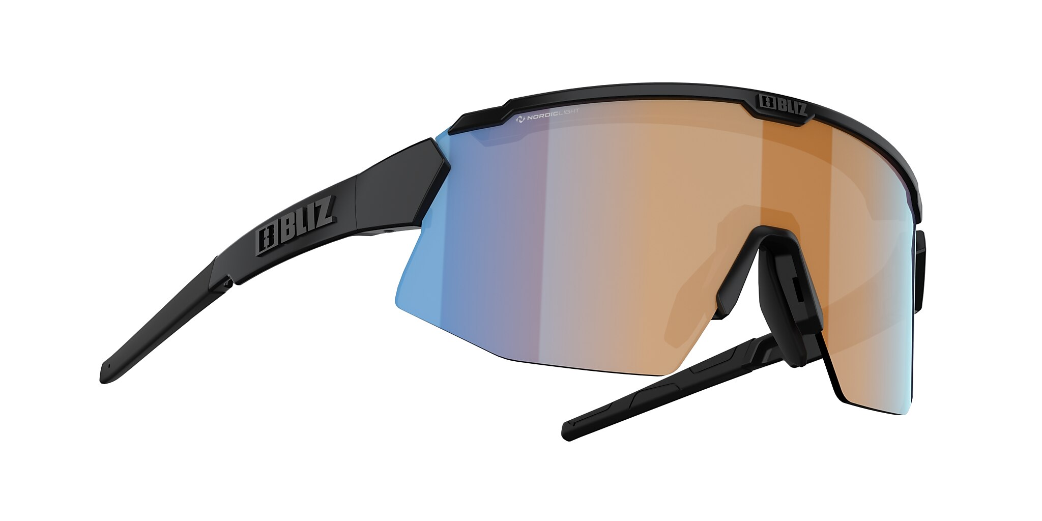 Birdyrush　N 05 RB ルナソル＋Beige Orange02 Breeze Sunglasses in Coral Orange Blue | Bliz Eyewear® US