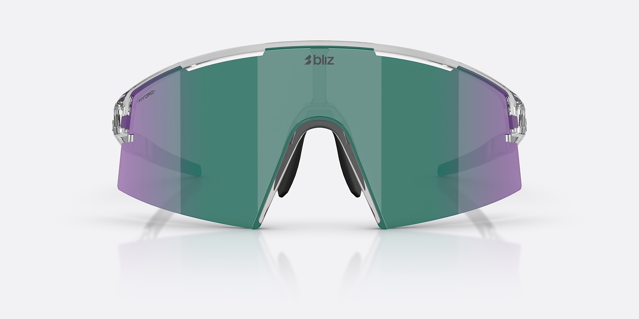 Sunglasses Bliz P006 L (0-136) with Green/Green Multicolor lens and Crystal Black frame Image 2 of 6