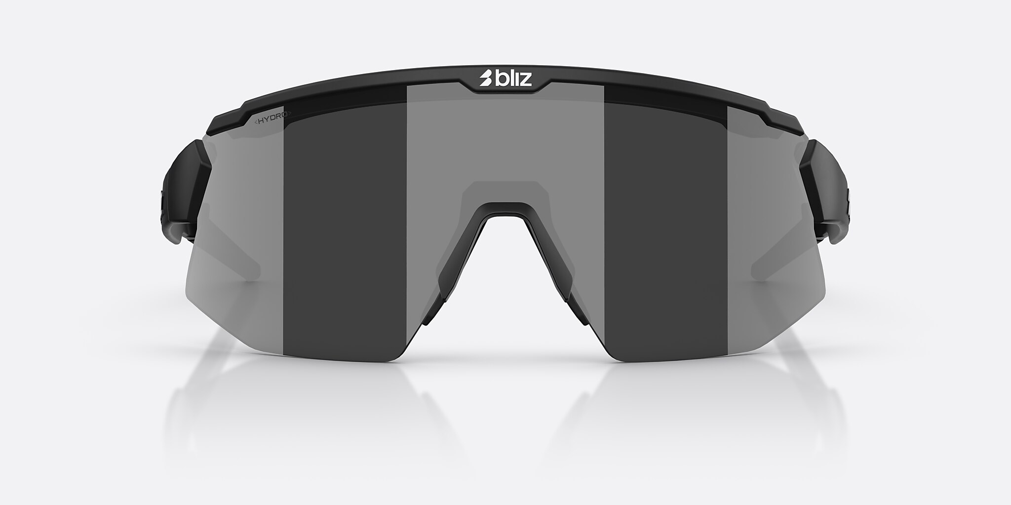 Sunglasses Bliz Breeze Small M (0-135) with Smoke/Silver Mirror lens and Matte Black frame Image 2 of 7
