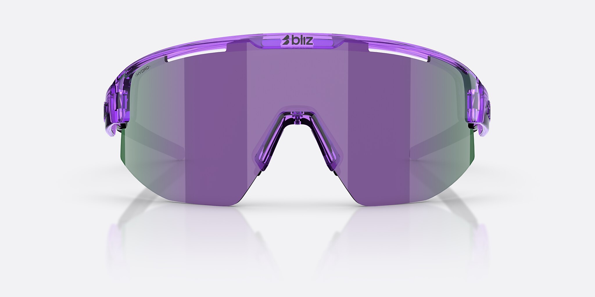 Sunglasses Bliz Matrix S (0-133) with Smoke/Purple Multicolor lens and Transparent Purple frame Image 2 of 5