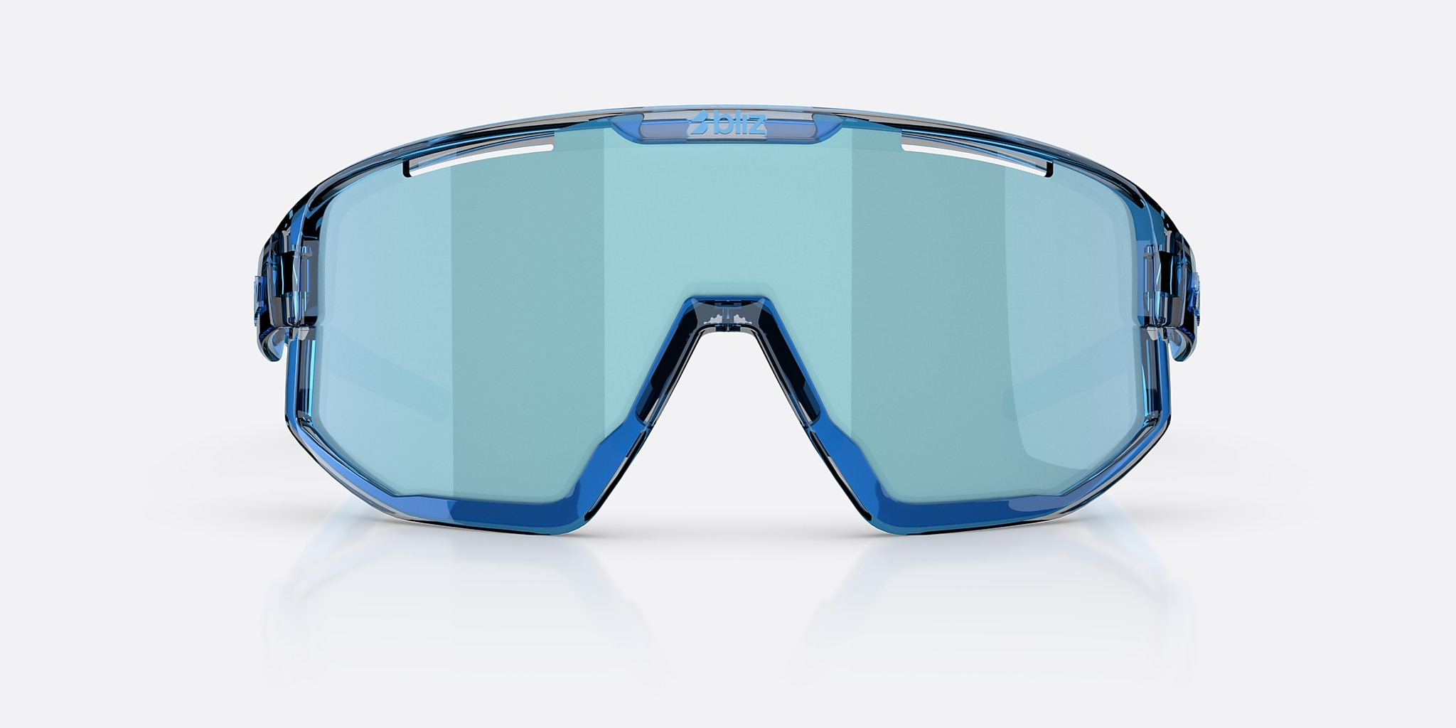 Sunglasses Bliz Fusion Small XXS (0-125) with Ice Blue lens and Blau transparent frame Image 2 of 5 Sunglasses Bliz Fusion Small XXS (0-125) with Ice Blue lens and Blau transparent frame Image 2 of 5