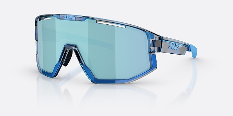 Sunglasses Bliz Fusion Small XXS (0-125) with Ice Blue lens and Blau transparent frame Image 1 of 5 Sunglasses Bliz Fusion Small XXS (0-125) with Ice Blue lens and Blau transparent frame Image 1 of 5