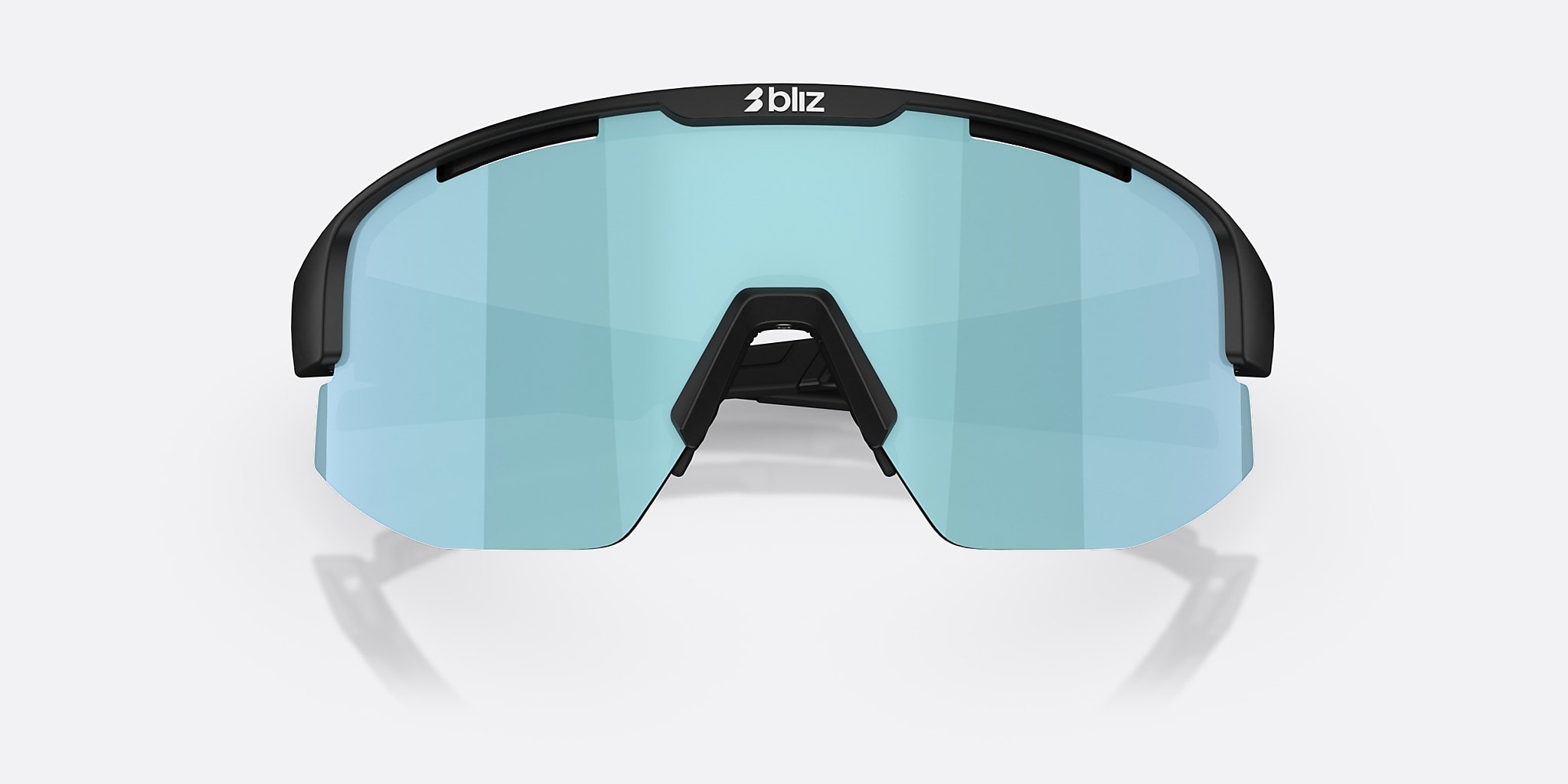Sunglasses Bliz Matrix S (0-133) with Smoke Ice Blue lens and Black frame Image 5 of 6