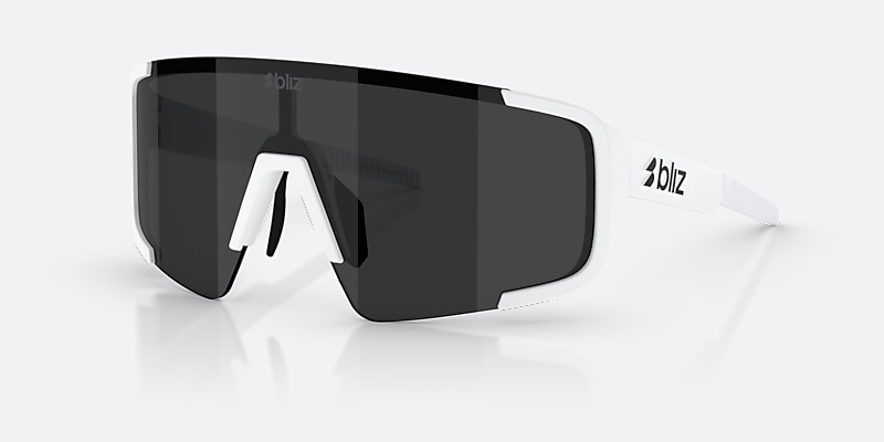 Sunglasses Bliz P003 L (0-132) with Smoke lens and Matte White frame Image 1 of 5 Sunglasses Bliz P003 L (0-132) with Smoke lens and Matte White frame Image 1 of 5